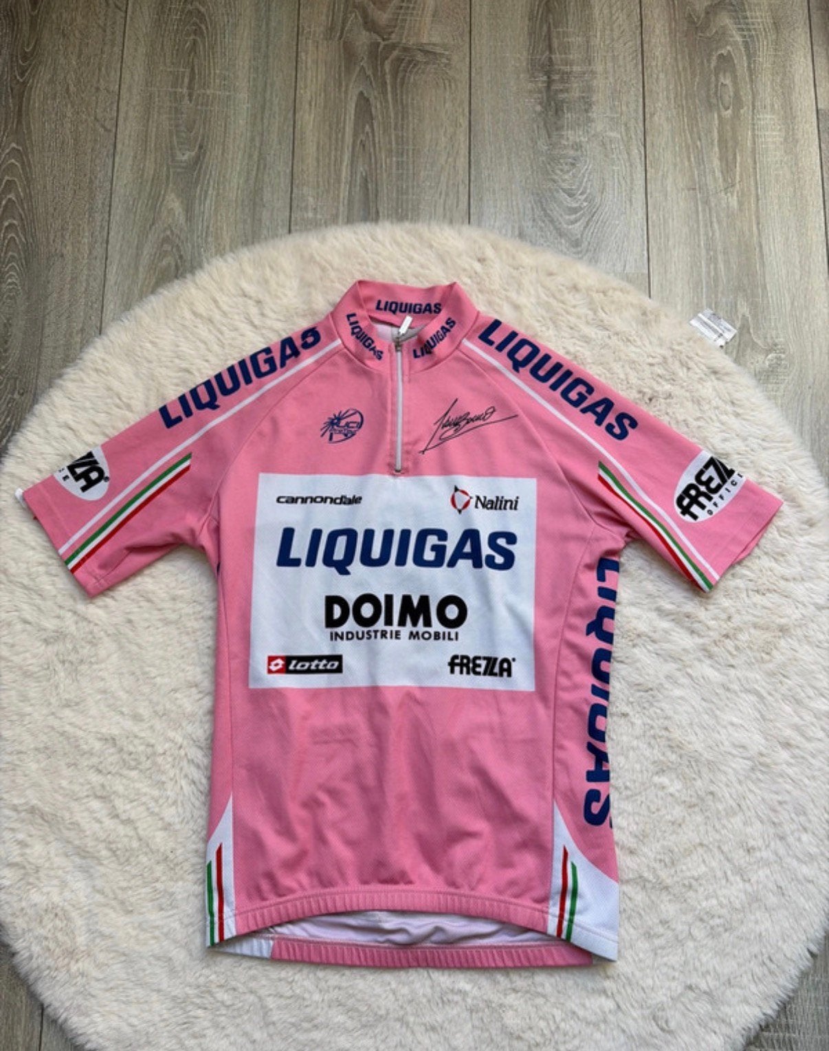 Liquigas Giro d’Italia Wielertrui Nalini, S, Myrthe.@4-!!3@wiicneg, Dames, Ophalen of Verzenden