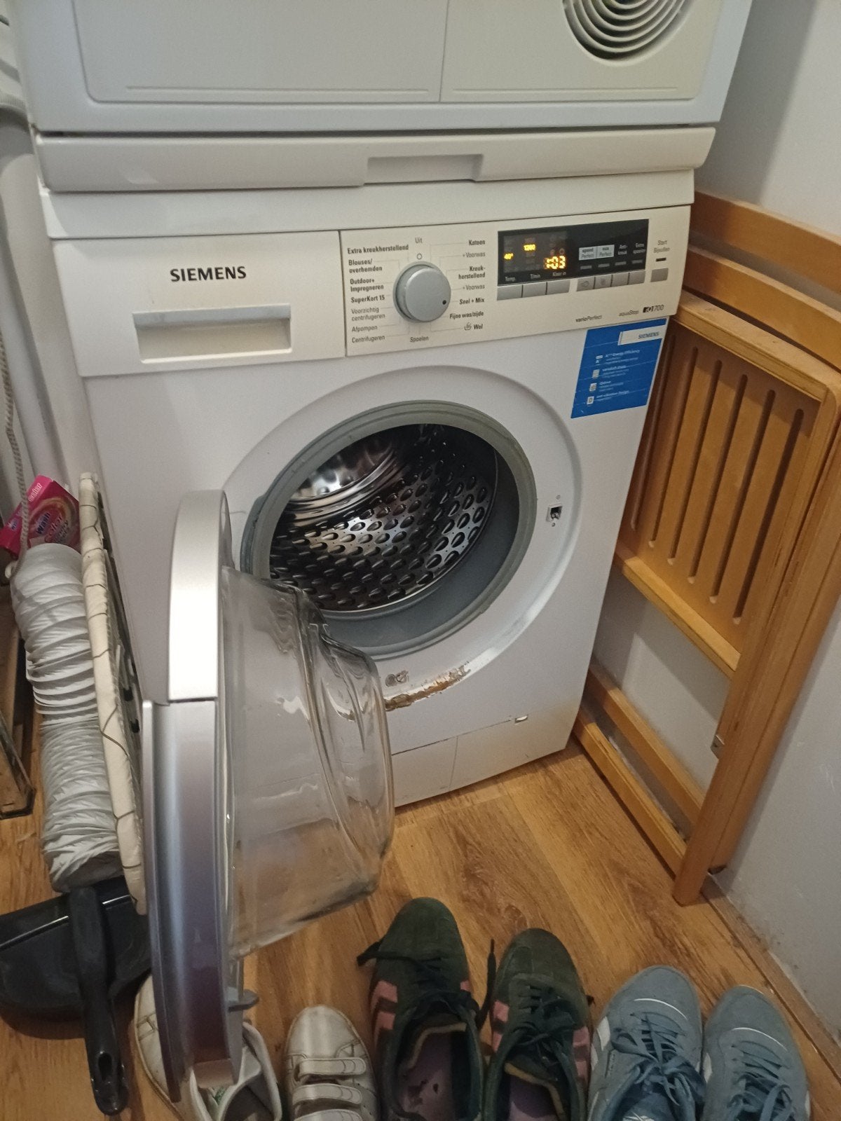 Gratis wasmachine, Witgoed en Apparatuur, Ophalen, Gebruikt, Voorlader, Wolwasprogramma