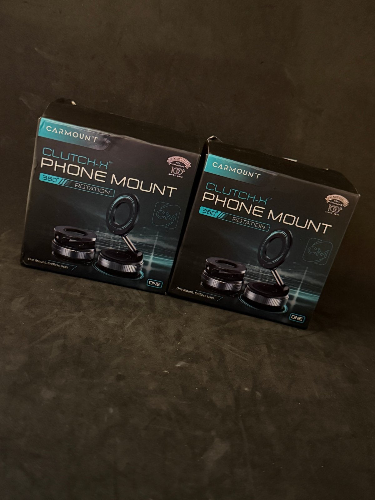 2x Carmount Clutch-X Telefoonhouder - Nieuw, Auto diversen, ., Nieuw, Ophalen of Verzenden, .