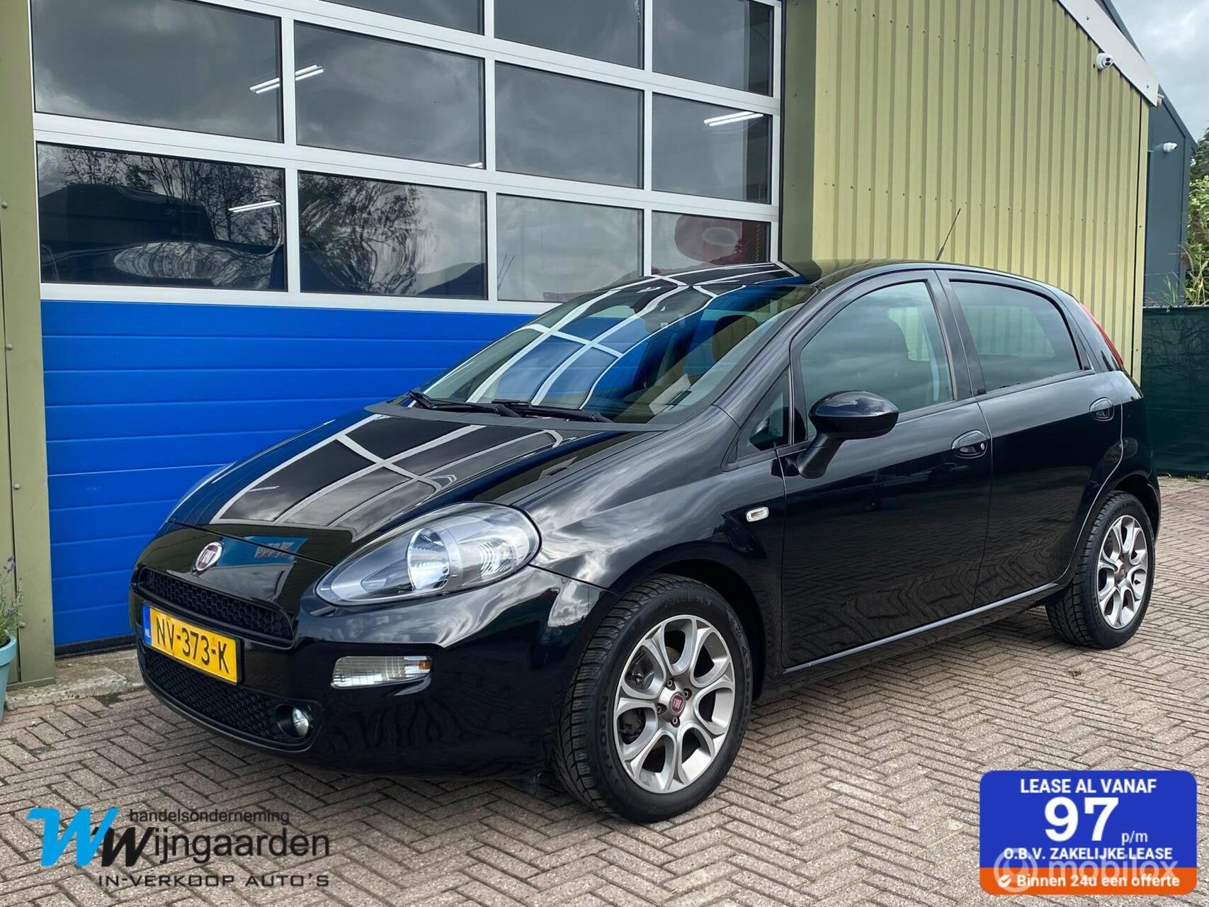 Fiat Punto Evo 0.9 TwinAir Lounge|Cruise|Airco|Keurige auto|, Auto's, Voorwielaandrijving, Stof, Gebruikt, Origineel Nederlands