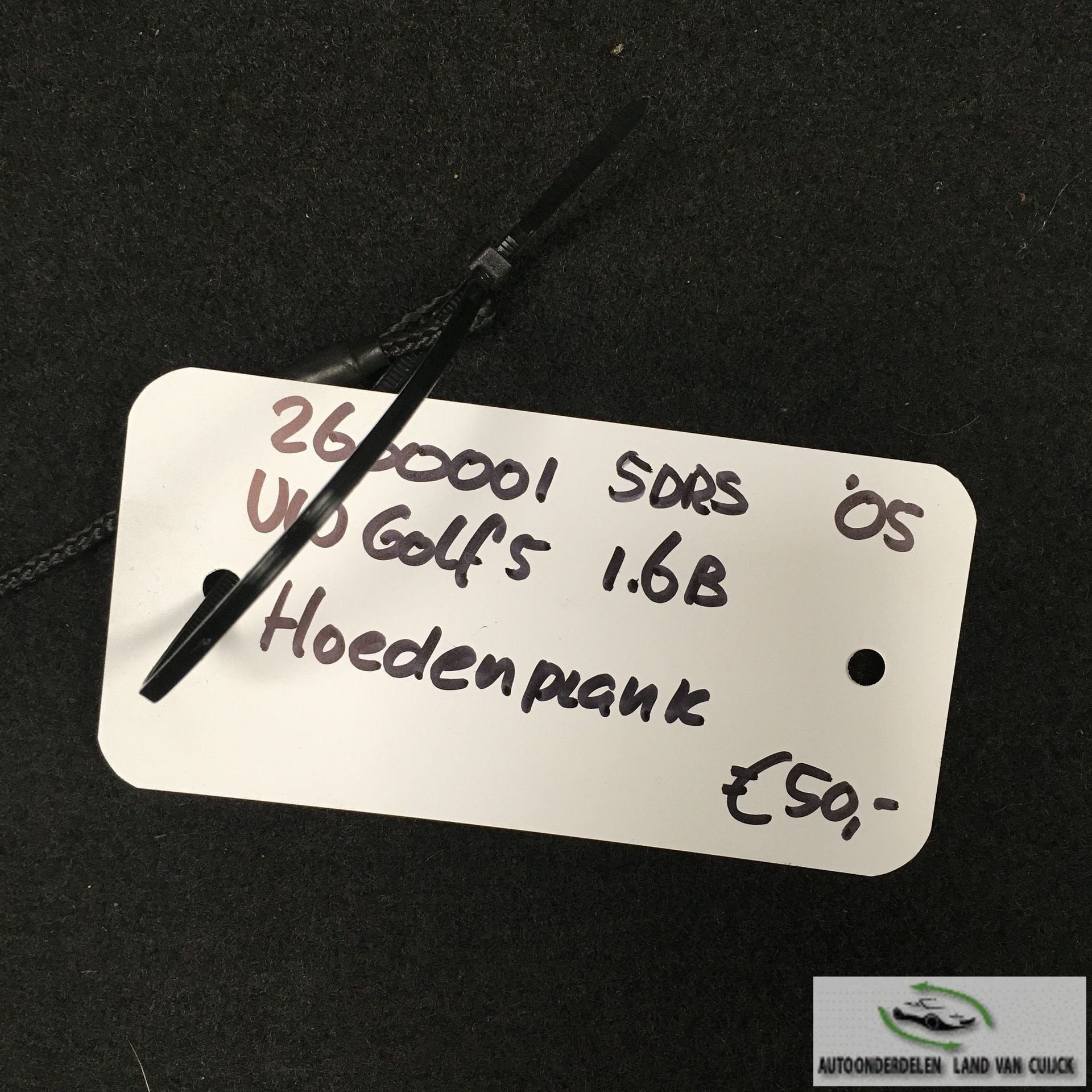 Vw Golf 5 1.6B 2005 5drs 2600001   Hoedenplank, Ophalen, Gebruikt, -, -