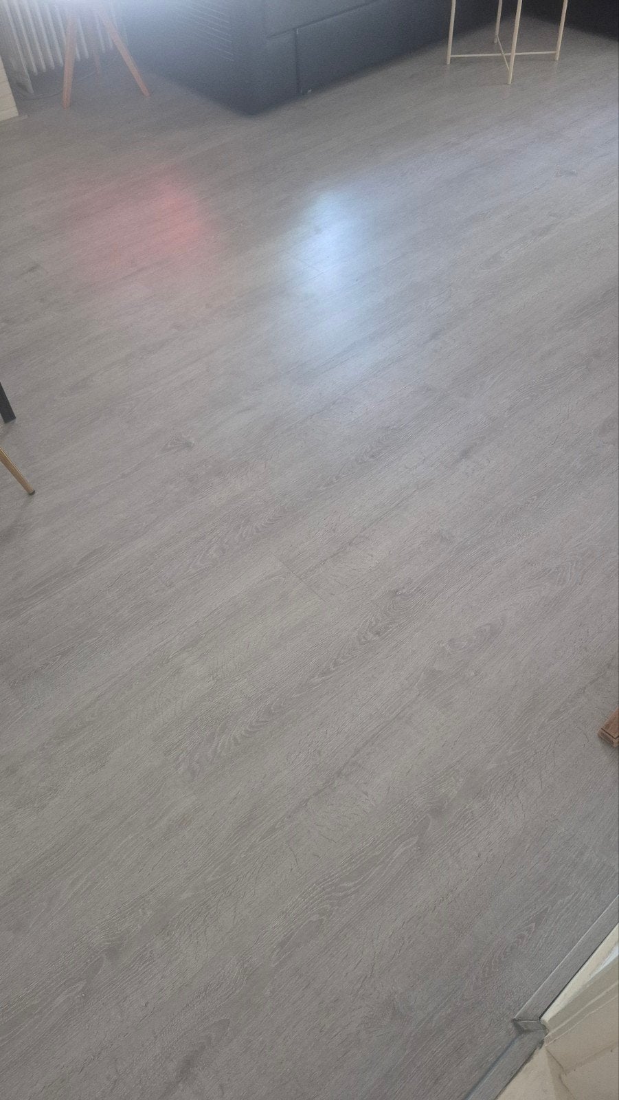 Grijs laminaat, ca. 60m2 - zelf weghalen op 25 juli, Ophalen, Overige materialen, Gebruikt, 50 tot 150 cm