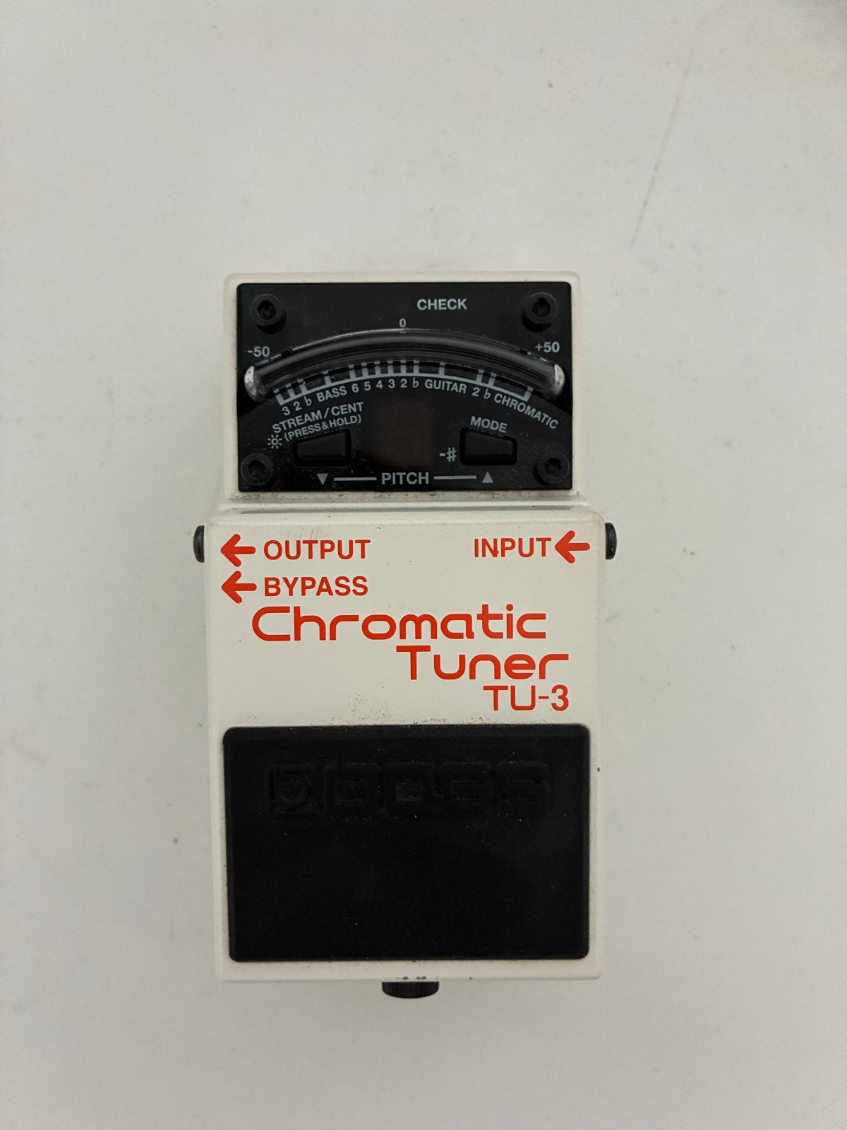 Boss Chromatic Tuner TU-3 - Gitaar/Bas Pedaal, Ophalen of Verzenden, Zo goed als nieuw, Overige typen