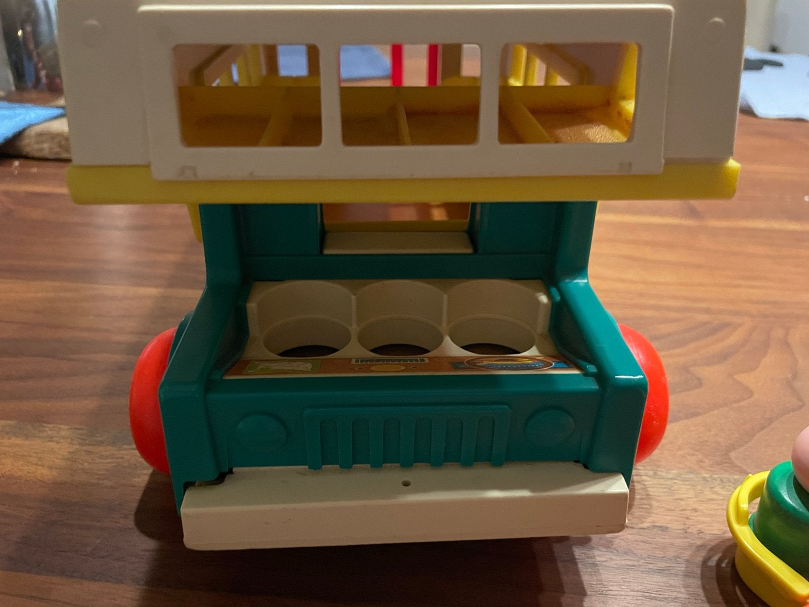 Fisher Price Camper met boot, 4 poppetjes en hond, Ophalen of Verzenden, Gebruikt, Speelset