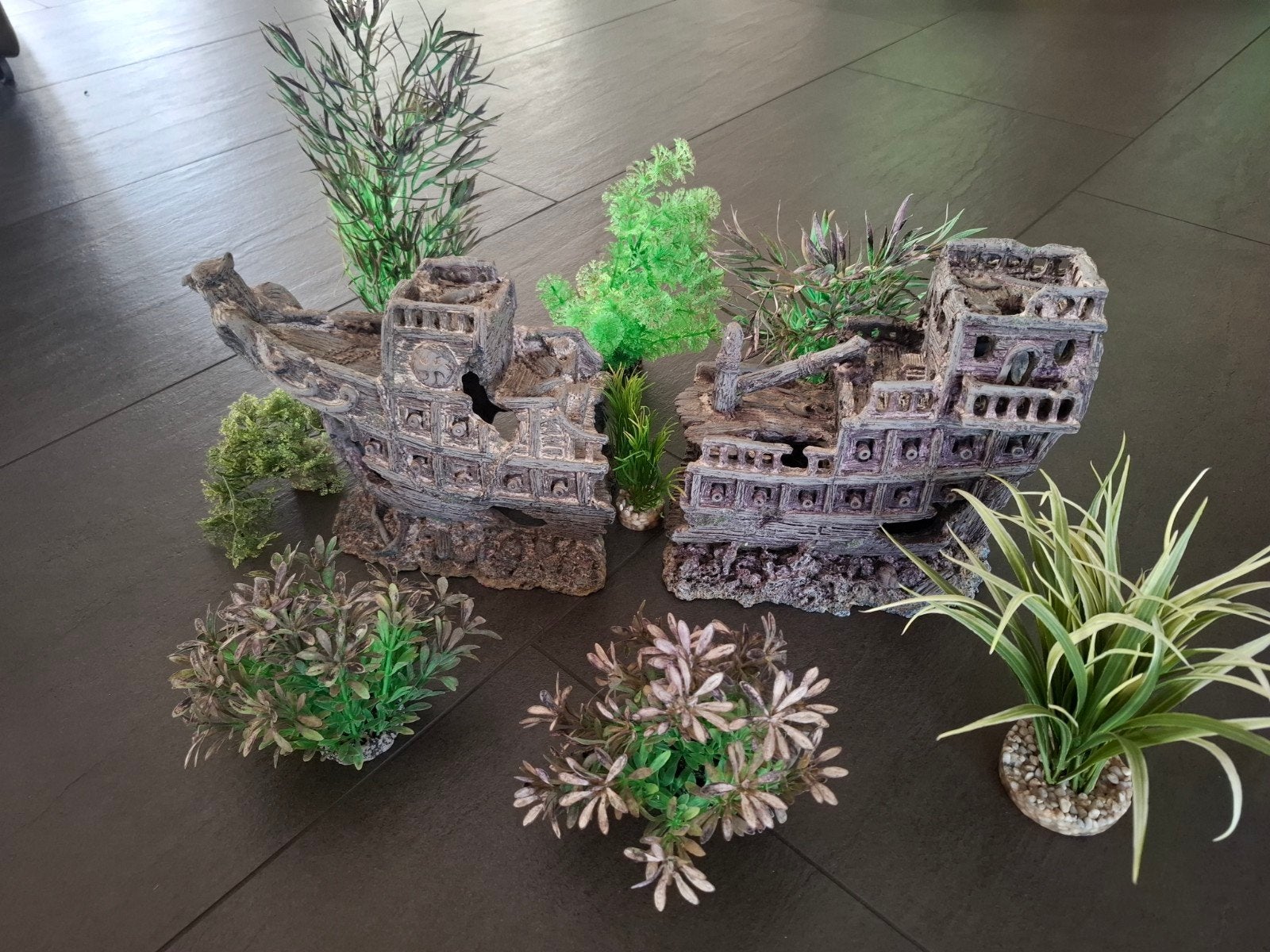 Scheepswrak en kunstof planten, Ophalen, Plant(en), Steen of Hout