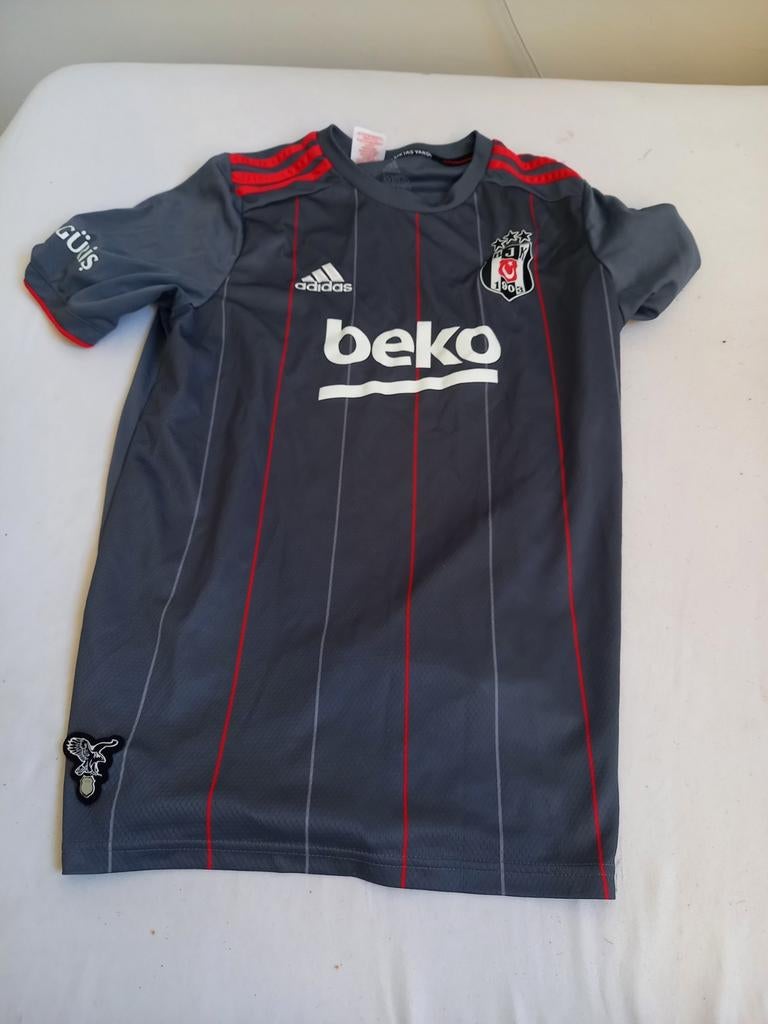 Adidas Besiktas voetbalshirt grijs maat 15-16Y/176, Ophalen of Verzenden, Zo goed als nieuw
