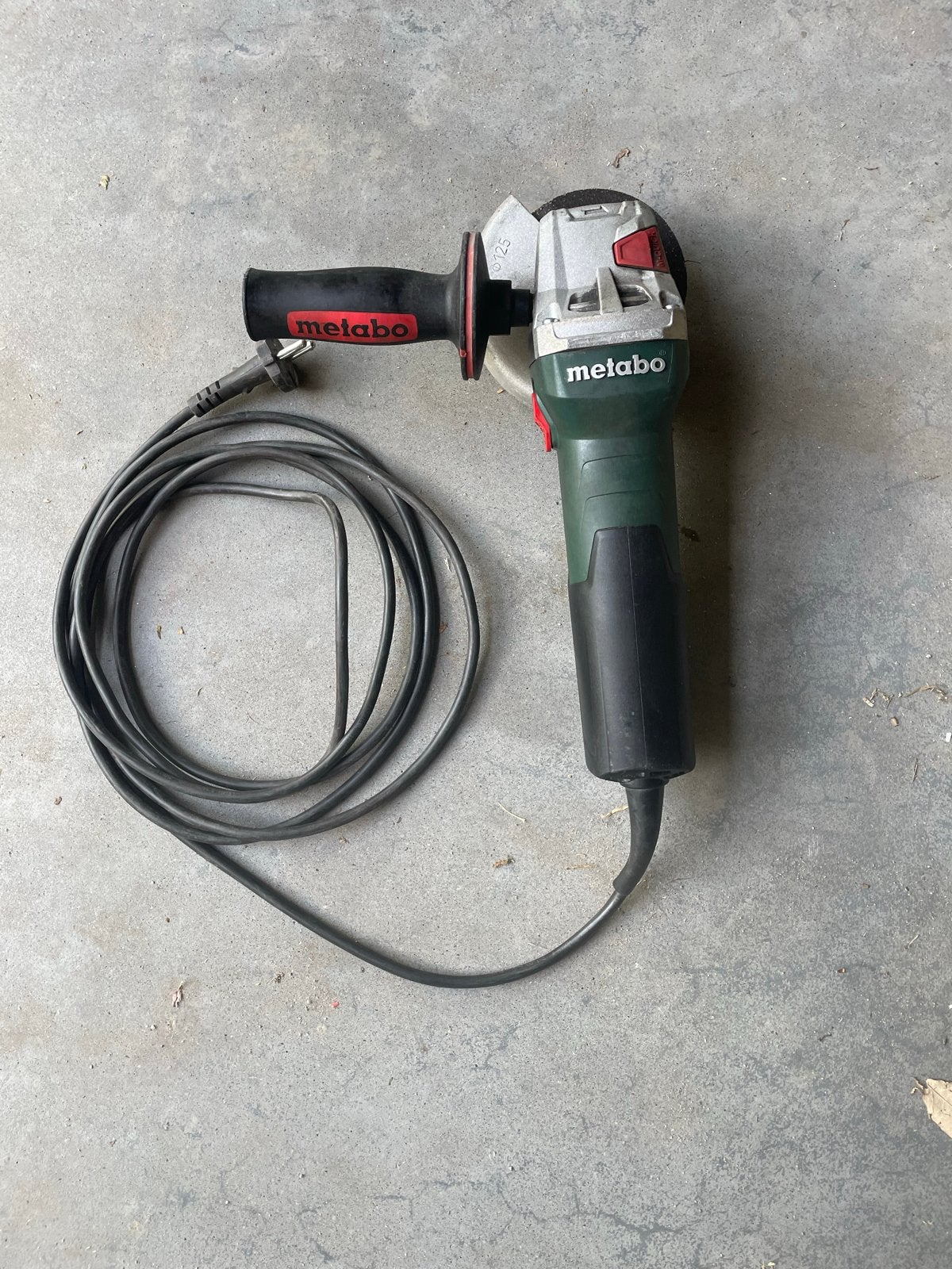 Metabo Haakse Slijpmachine - Gebruikt, Goede Staat, Doe-het-zelf en Verbouw, Gereedschap | Slijpmachines, Ophalen, Gebruikt, 700 tot 1000 watt