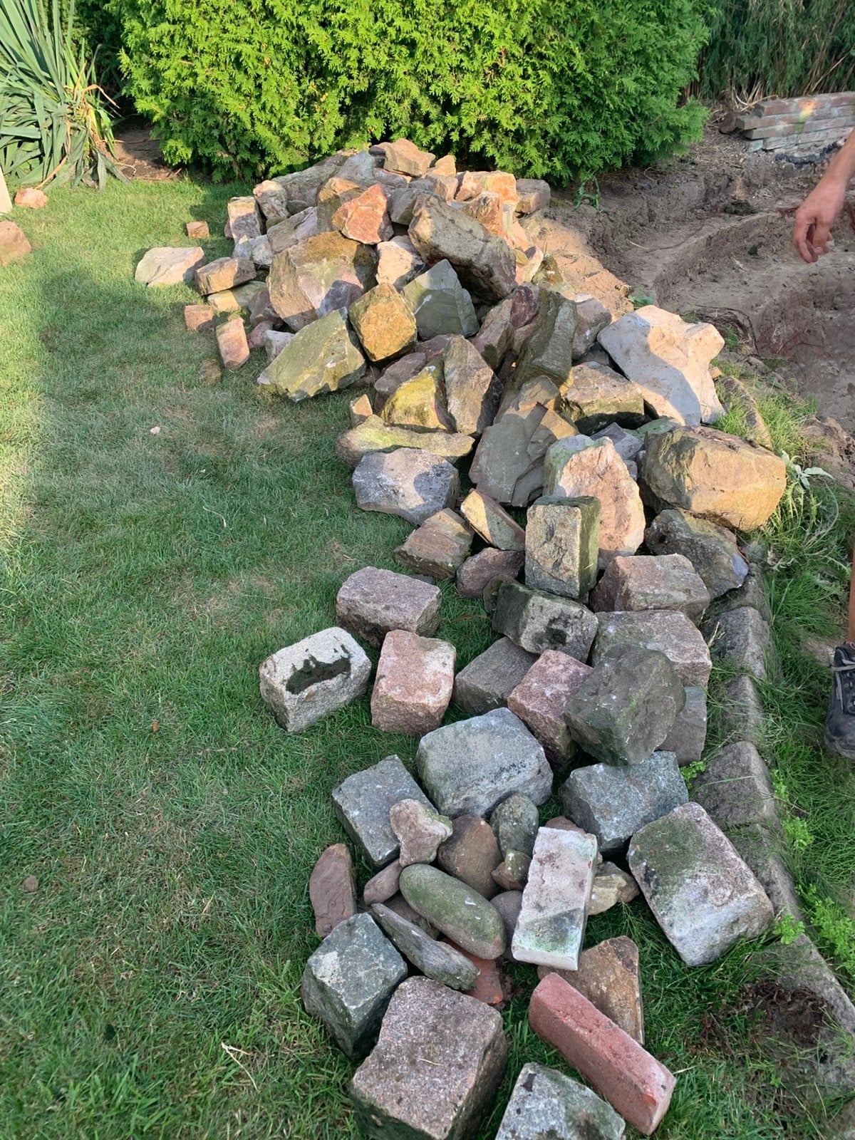 Maanstenen flagstones en rotsblokken, Ophalen, Gietijzer, Overige typen