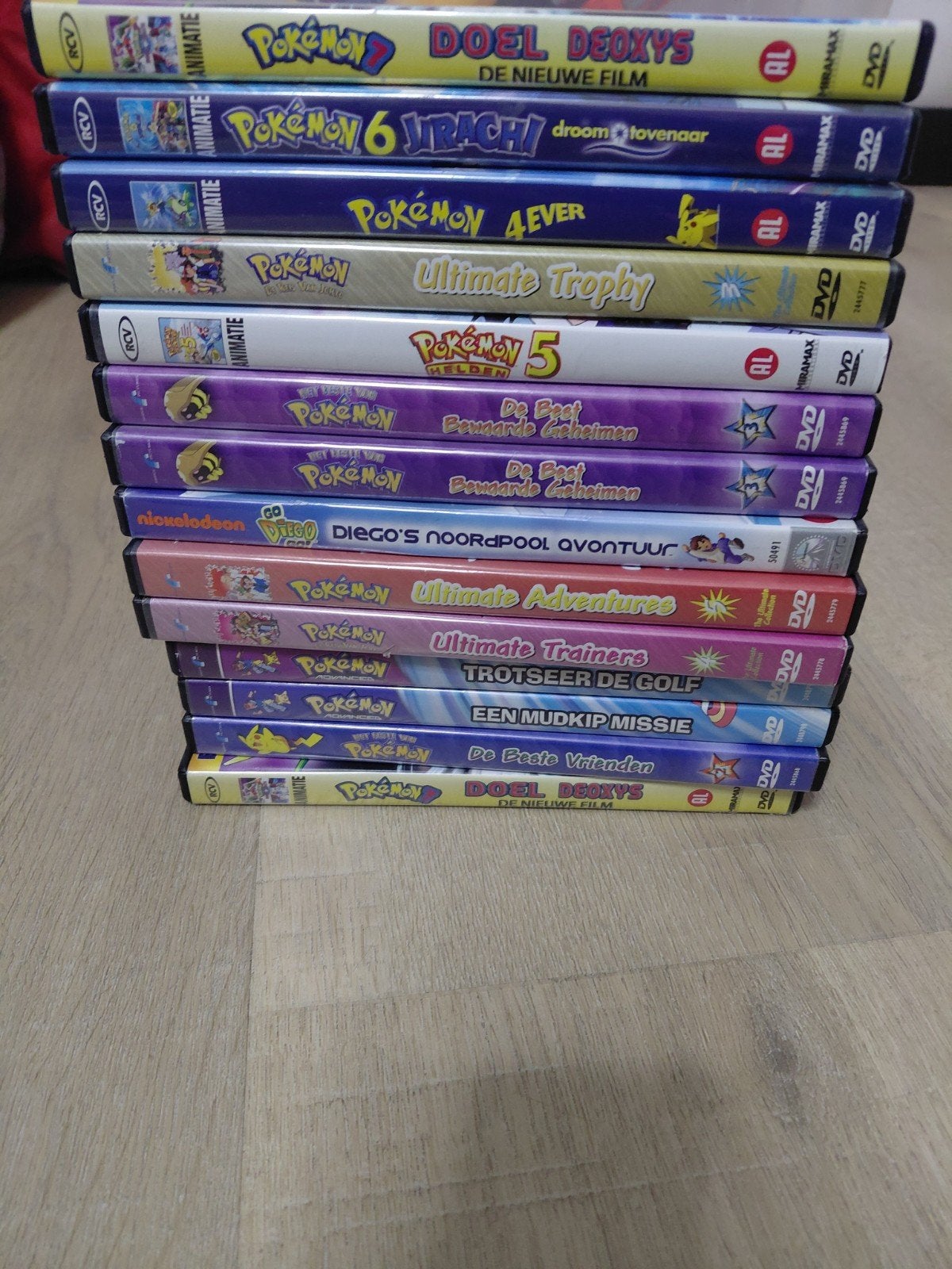 Pokémon DVD collectie (13 stuks) en diego., Cd's en Dvd's, Gebruikt, Animatie, Nederlands, Vanaf 6 jaar