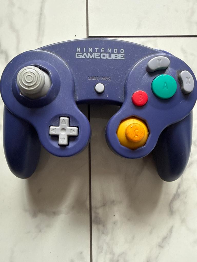 Originele Nintendo GameCube Controller - Paars, Ophalen of Verzenden, Gebruikt