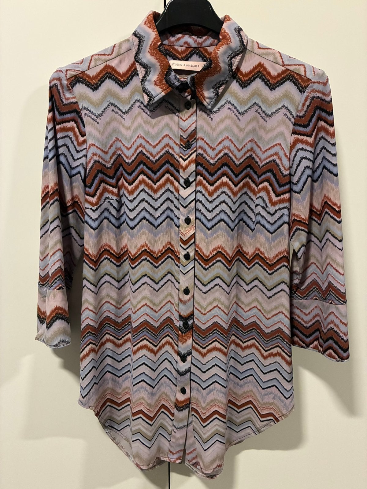 Studio Anneloes blouse, mt S, Ophalen of Verzenden, Zo goed als nieuw, Blauw