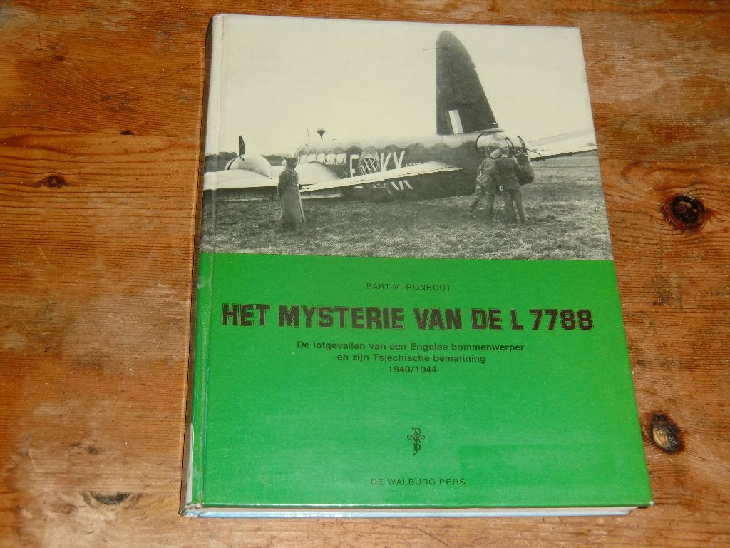Het mysterie van de L 7788 (Tsjechische RAF Wellington crash, Ophalen of Verzenden, Zo goed als nieuw, Boek of Tijdschrift
