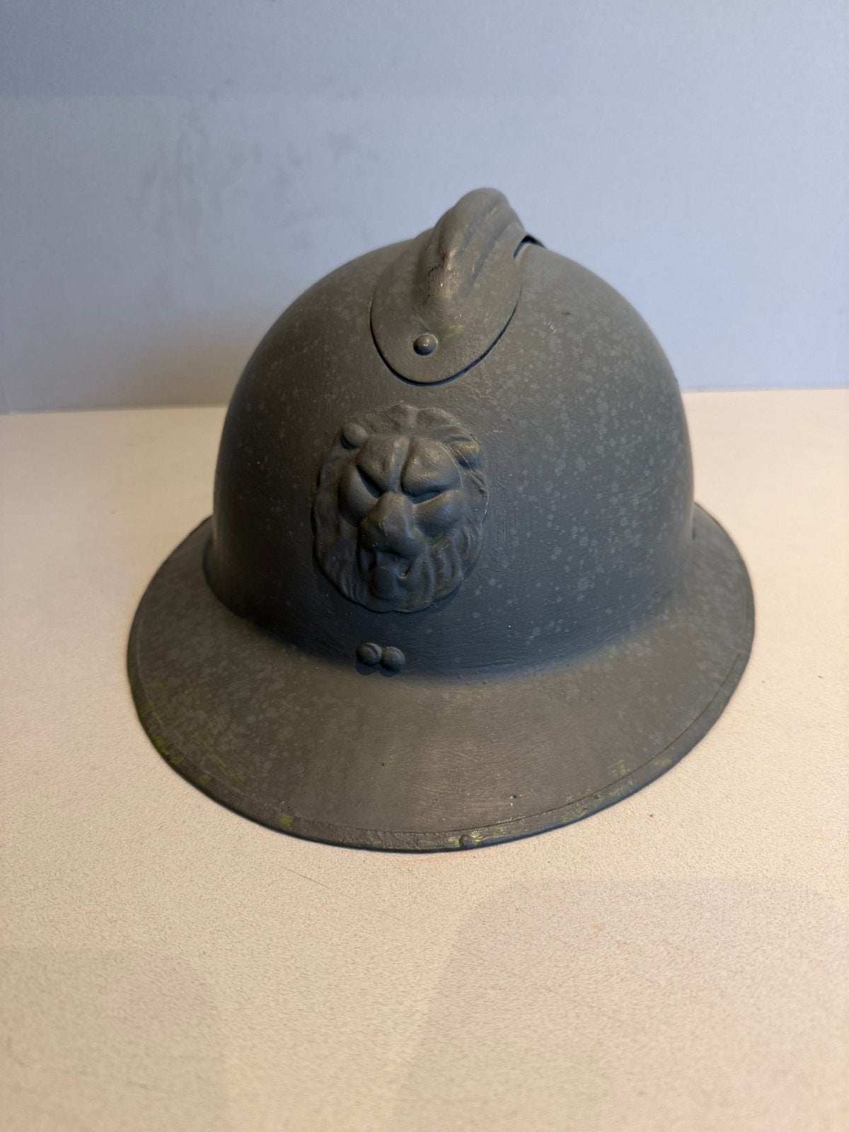 Belgische helm WW2, Ophalen of Verzenden, Landmacht, Overige gebieden, Helm of Baret