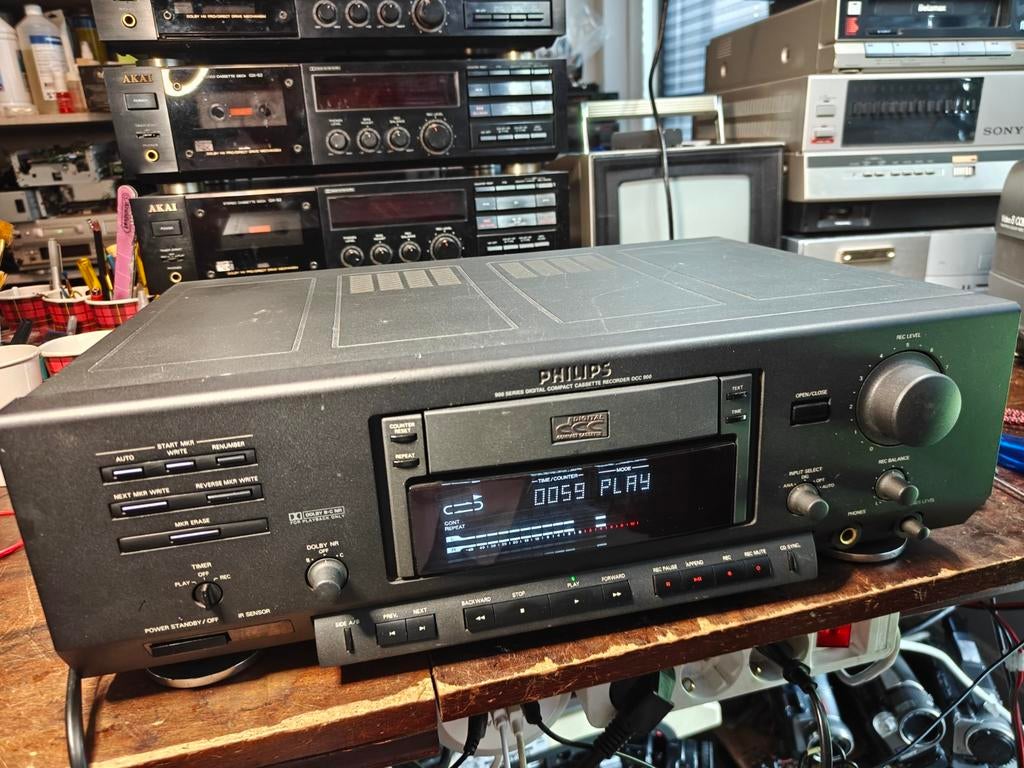 Philips DCC 900 –afstandsbediening gereviseerd werkt perfect, Audio, Tv en Foto, Ophalen of Verzenden, Philips