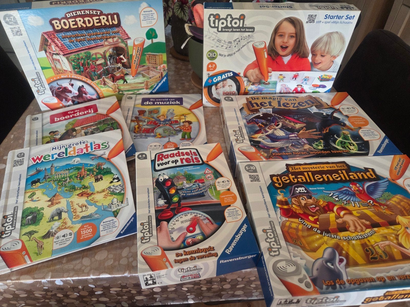Tiptoi Starter Set en diverse boeken, Kinderen en Baby's, Ophalen, Zo goed als nieuw, Taal en Lezen