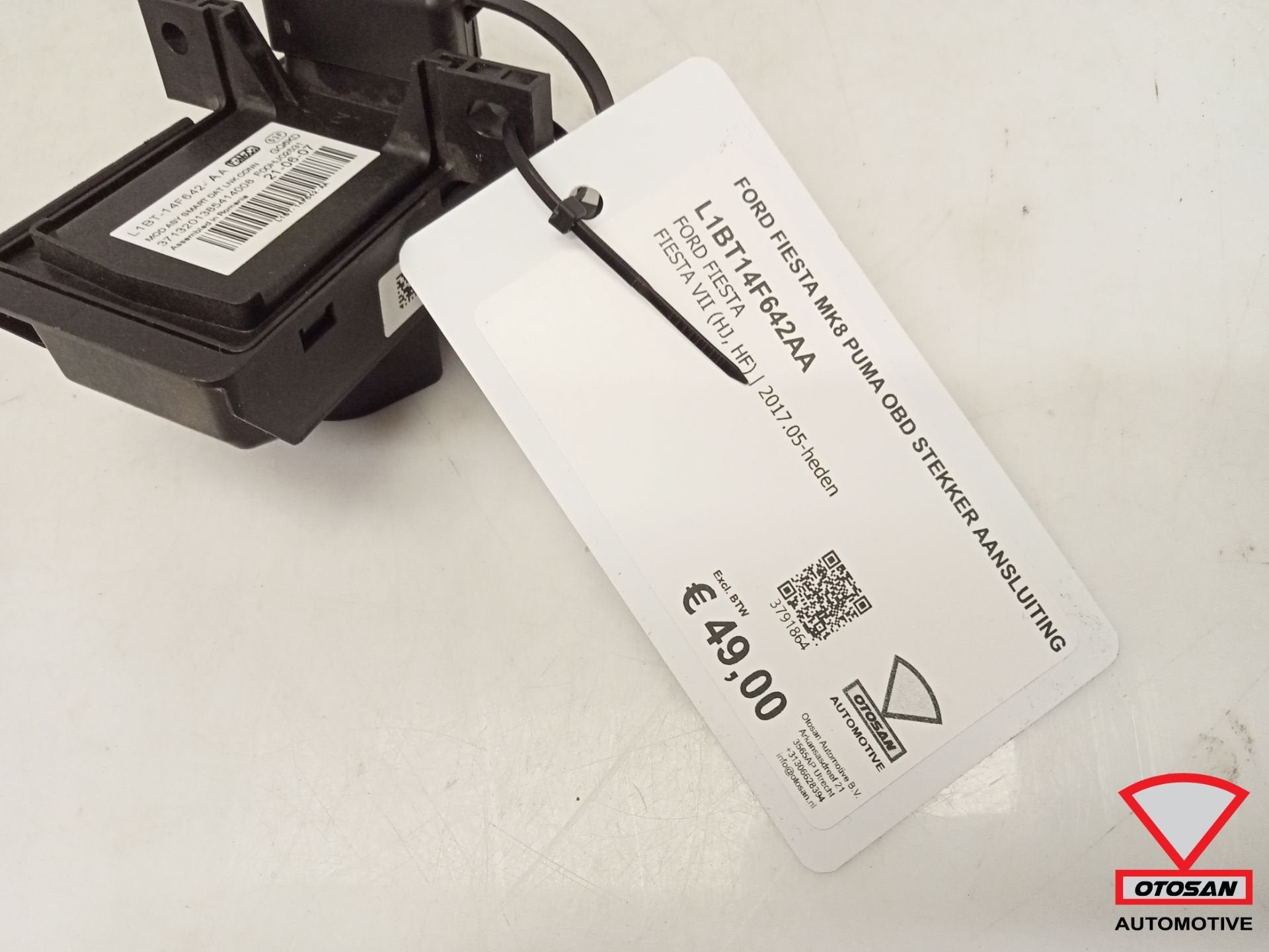Ford Fiesta MK8 Puma OBD Stekker Aansluiting L1BT14F642AA, Gebruikt, Info@ford.com, Ophalen of Verzenden, Ford