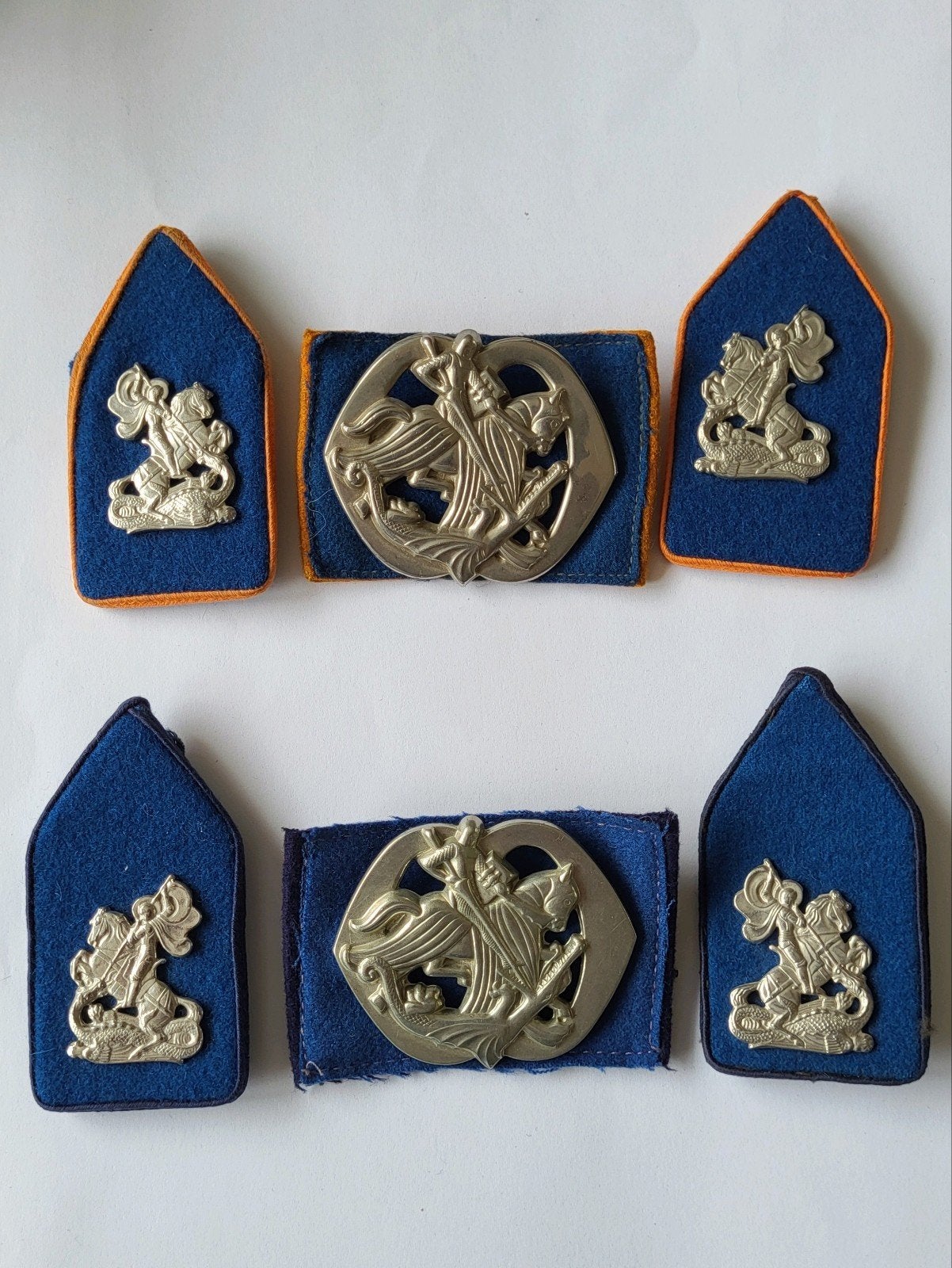 Complete set Cavallerie, Verzamelen, Ophalen of Verzenden, Landmacht, Nederland, Embleem of Badge
