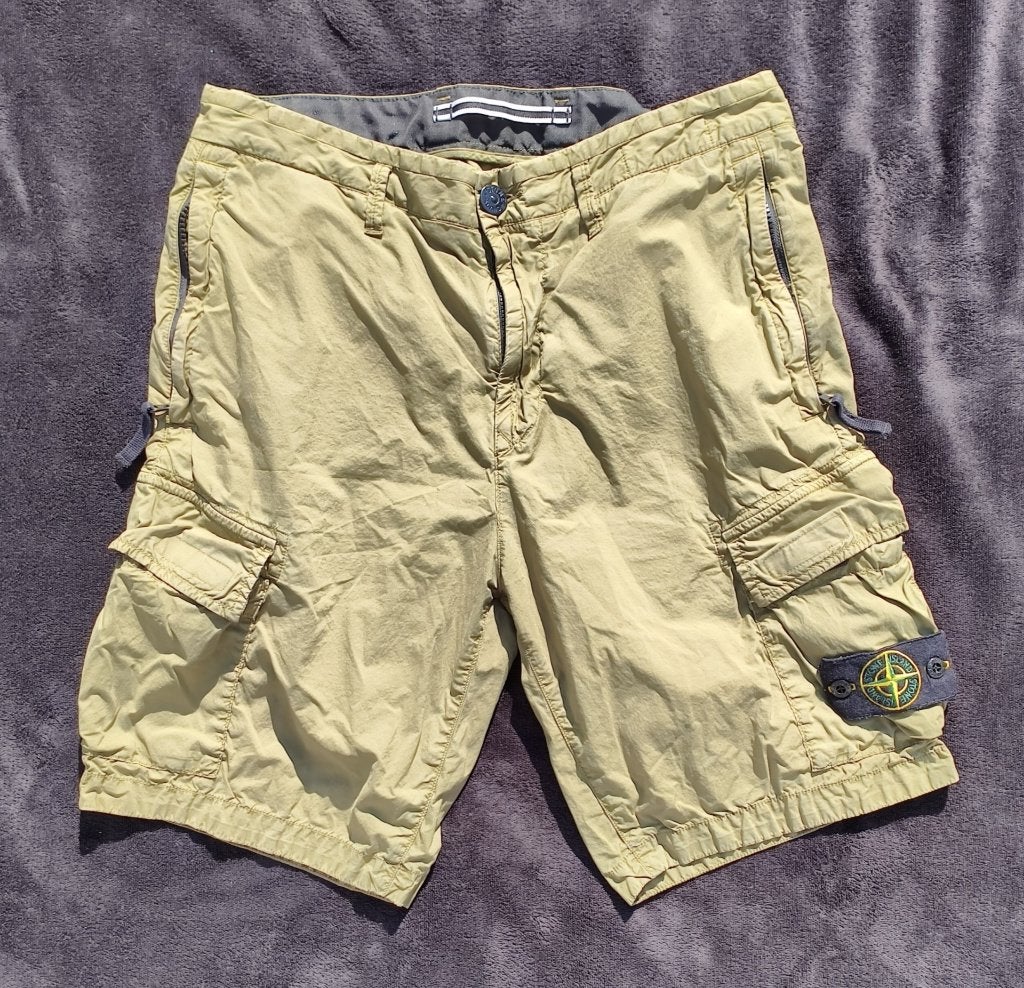 Stone Island Cargo Shorts - W30, Overige maten, Ophalen of Verzenden, Groen, Stone Island