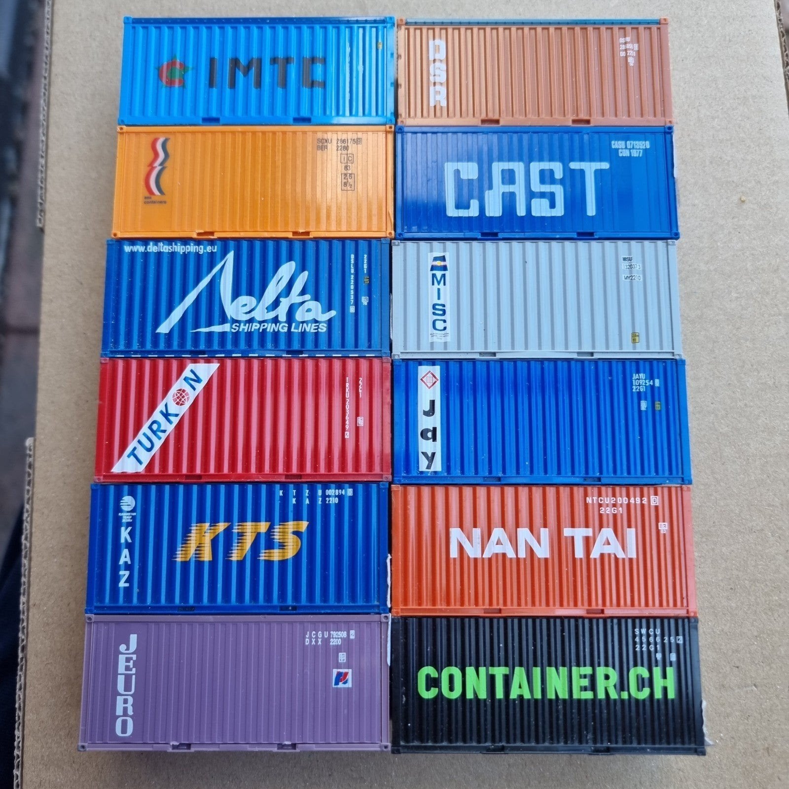 CONHTAINERS 20ft TIJDVAK IV-V -H0-, Ophalen of Verzenden, Overige merken