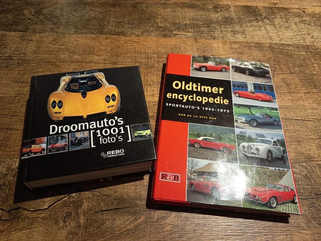 Droomauto's, Oldtimer encycl. & 40 jaar Vrachtwagenchauffeur, Boeken, Gelezen, Diverse auteurs, Ophalen of Verzenden, Catalogus