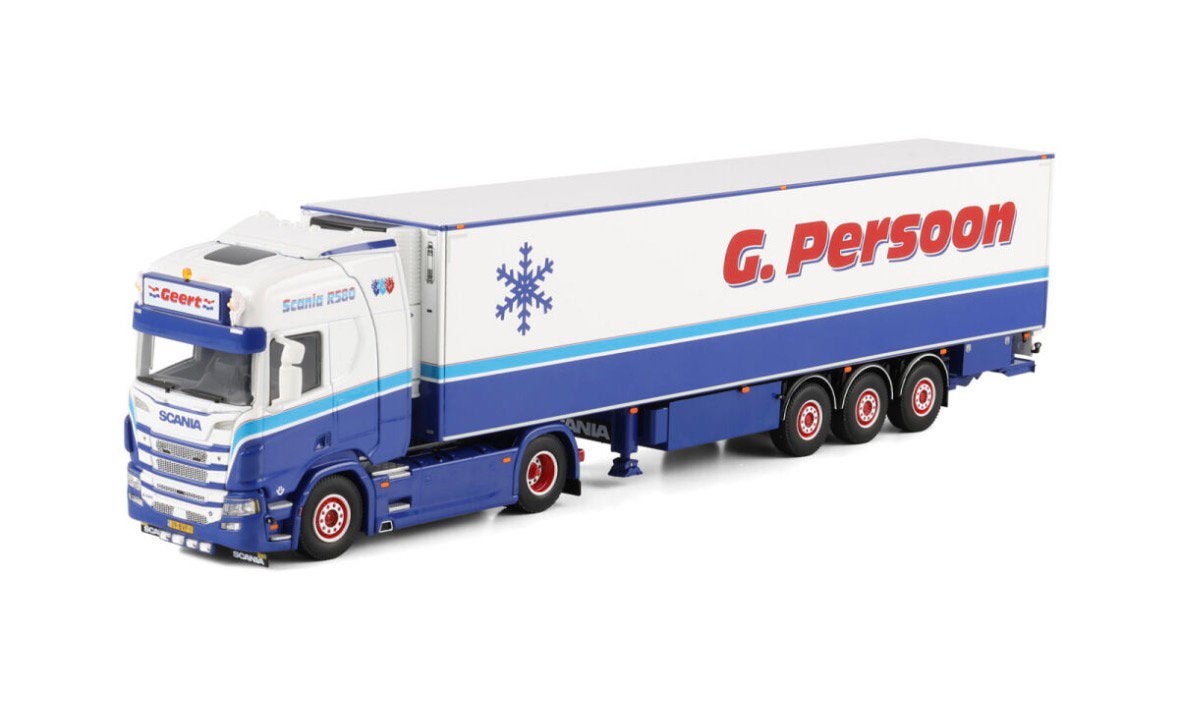 WSI SCANIA R HIGHLINE KOELTRAILER G PERSOON, ., Nieuw, Ophalen of Verzenden, .