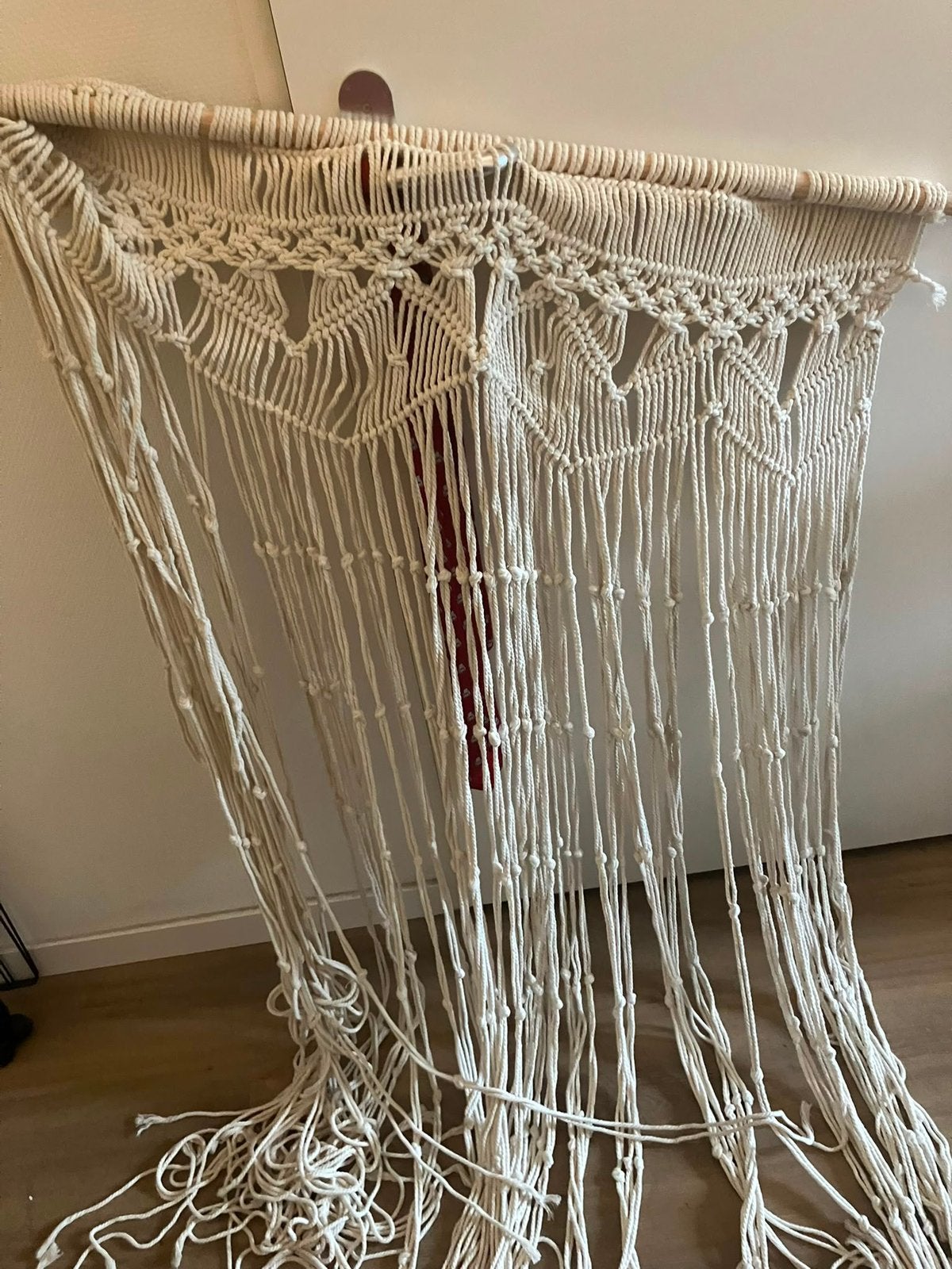 Deurgordijn macrame 90 x 200 cm, Ophalen, 90 cm, 200 cm, Vliegengordijn