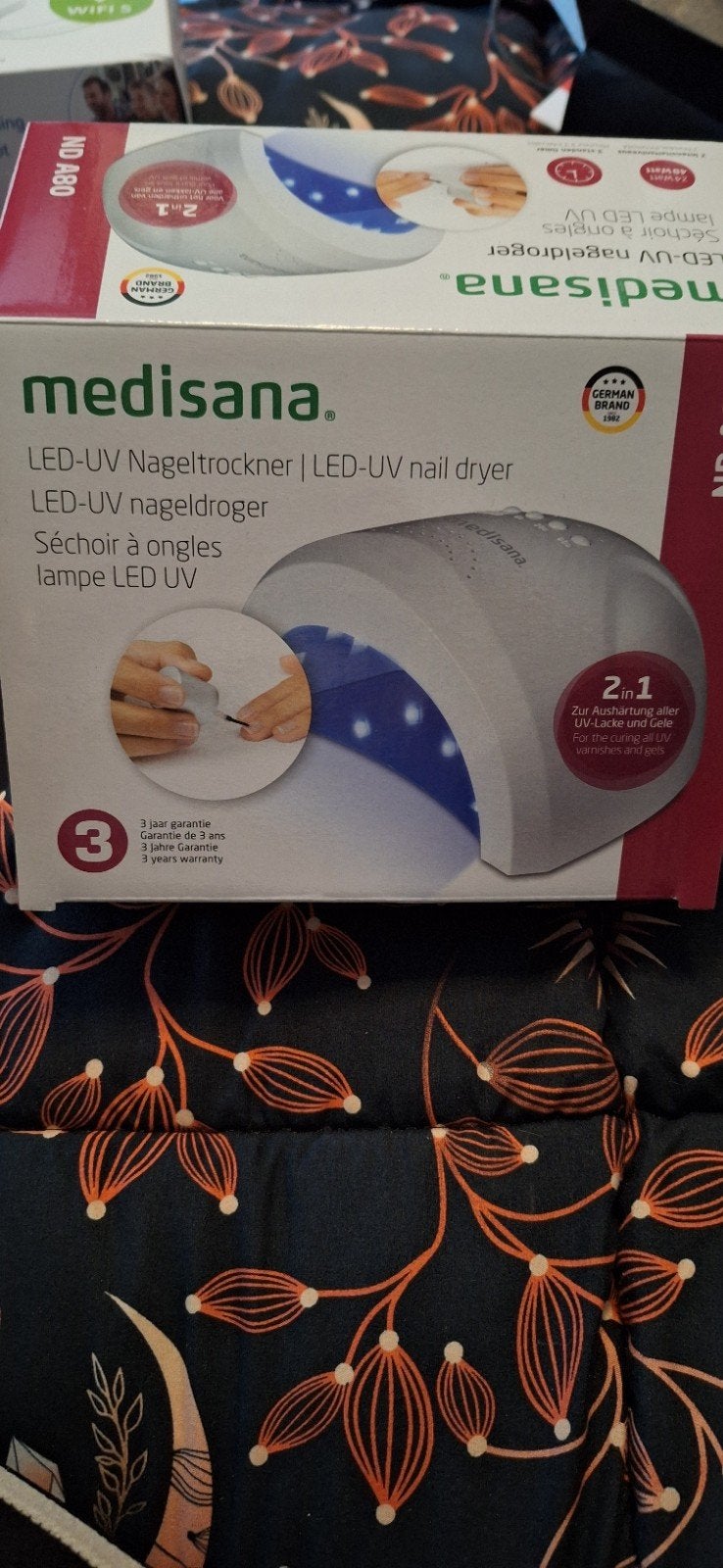 Medisana LED-UV Nageldroger - Nieuw in doos, Ophalen of Verzenden, Nieuw, Overige typen