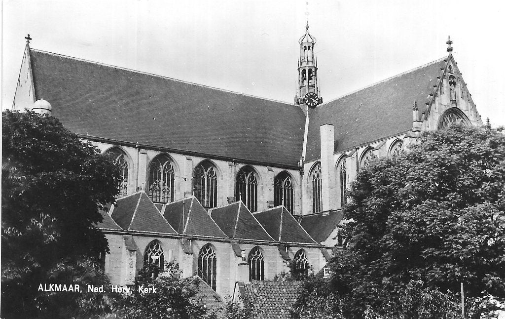 AK Alkmaar - Ned. Hervormde Kerk, Verzenden, 1960 tot 1980, Ongelopen, Noord-Holland