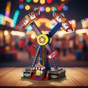 Lemax Fireball Frenzy kermis kerst Carnival opknapper, Diversen, Ophalen of Verzenden, Gebruikt