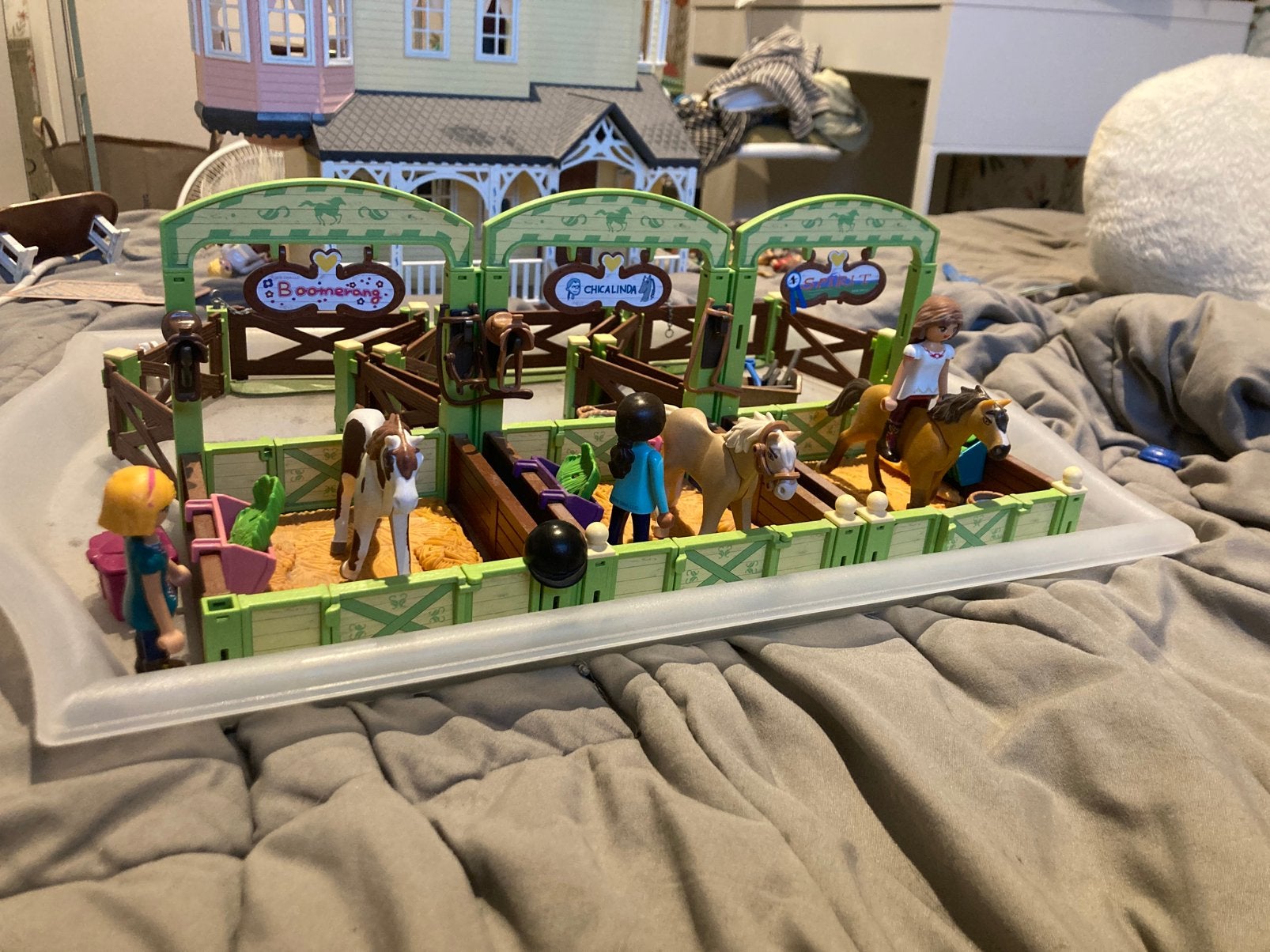 Playmobile spirit stable, Ophalen, Gebruikt, Jongen of Meisje
