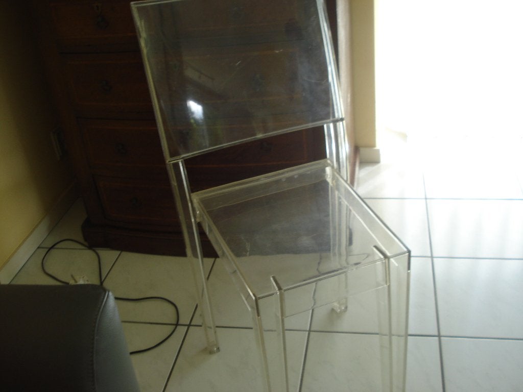 Kartell, La Marie, transparante stoel, Ophalen, Gebruikt