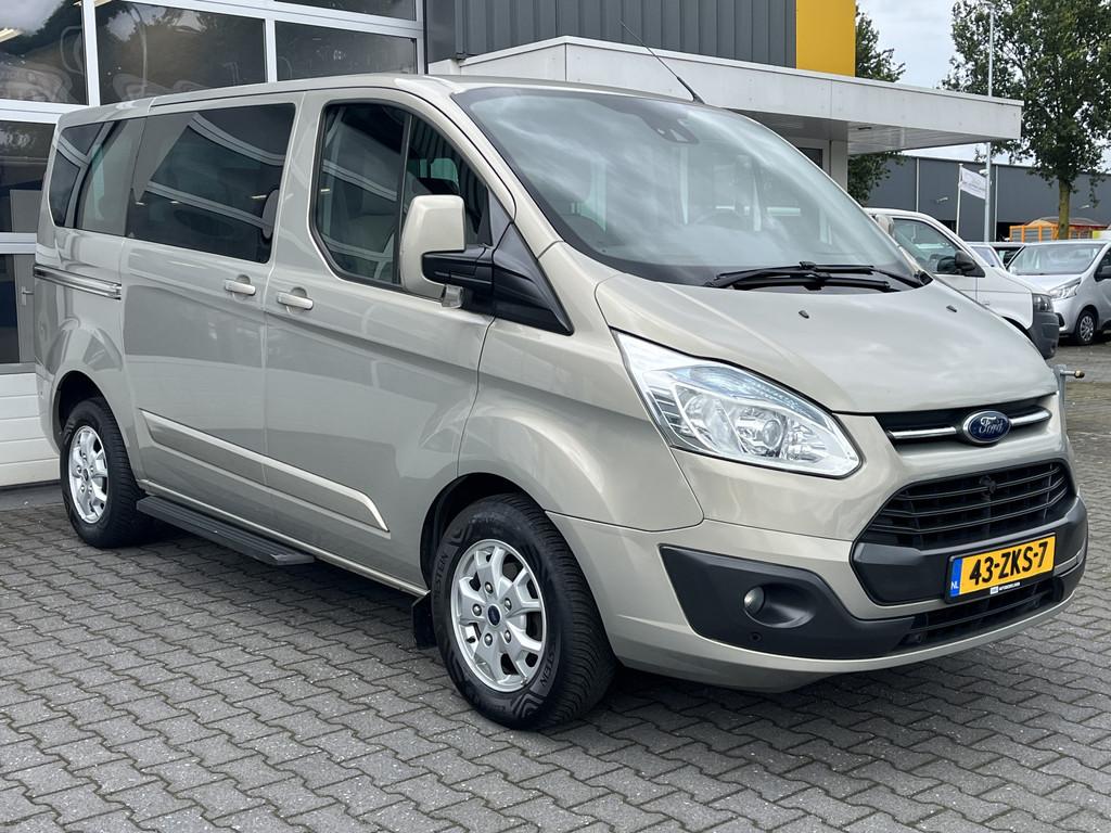 Ford Transit Custom 8-persoons 300 2.2 TDCI 155 PK L1H1 Tita, Auto's, Ford, Voorwielaandrijving, Euro 5, 15 km/l, Gebruikt