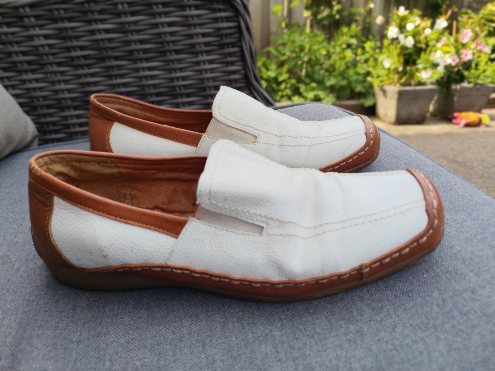 Eve& Adam  witte instappers 41, Ophalen of Verzenden, Wit, Accessoires