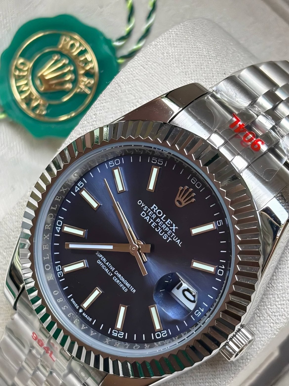 Rolex Datejust “Blue Dial”, Staal, Verzenden, Polshorloge, Nieuw