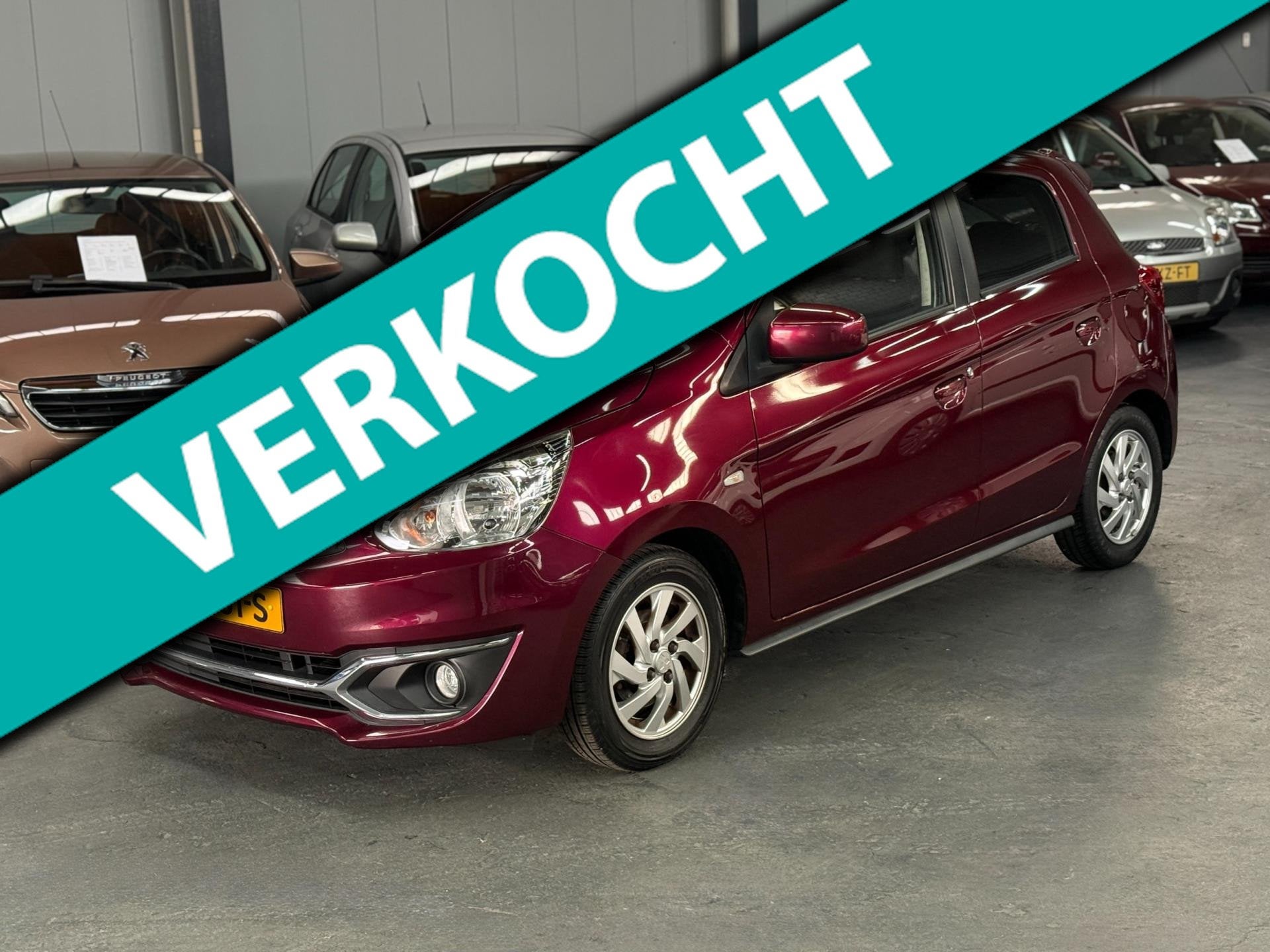 Mitsubishi Space Star 1.0 Intense Nieuwe APK NAP Airco, Voorwielaandrijving, Stof, Gebruikt, Origineel Nederlands