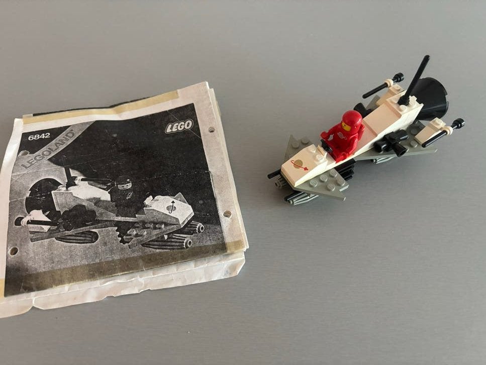 Lego Legoland 6842 Space Patroller met instructies, Gebruikt, Lego, Ophalen of Verzenden, Compleet