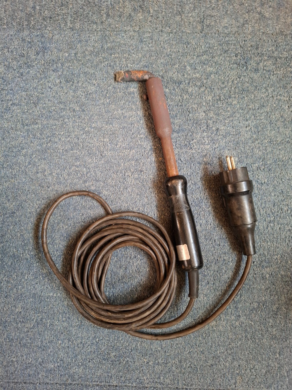 Vintage soldeerbout met stekker, Ophalen of Verzenden, Gebruikt, Overige typen, Overige merken