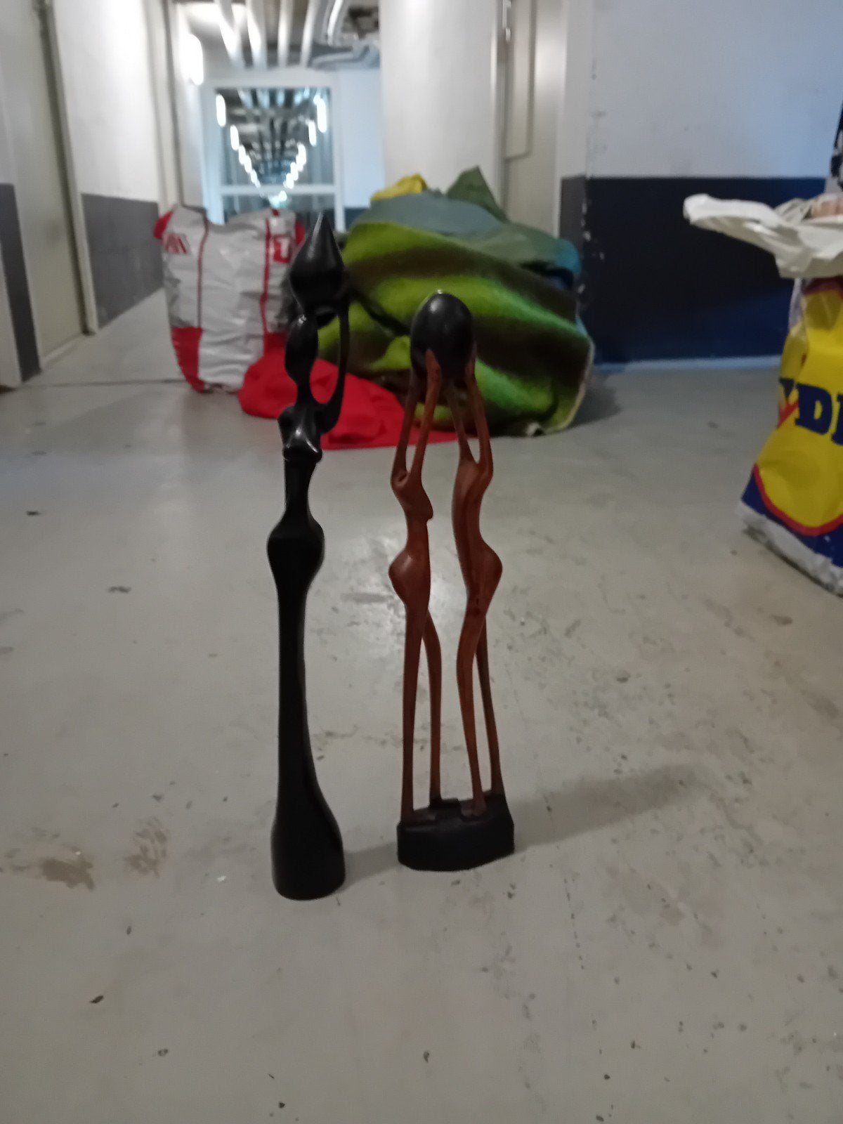 2 decoratieve snuisterijen: hagedis en beeldjes, Ophalen of Verzenden