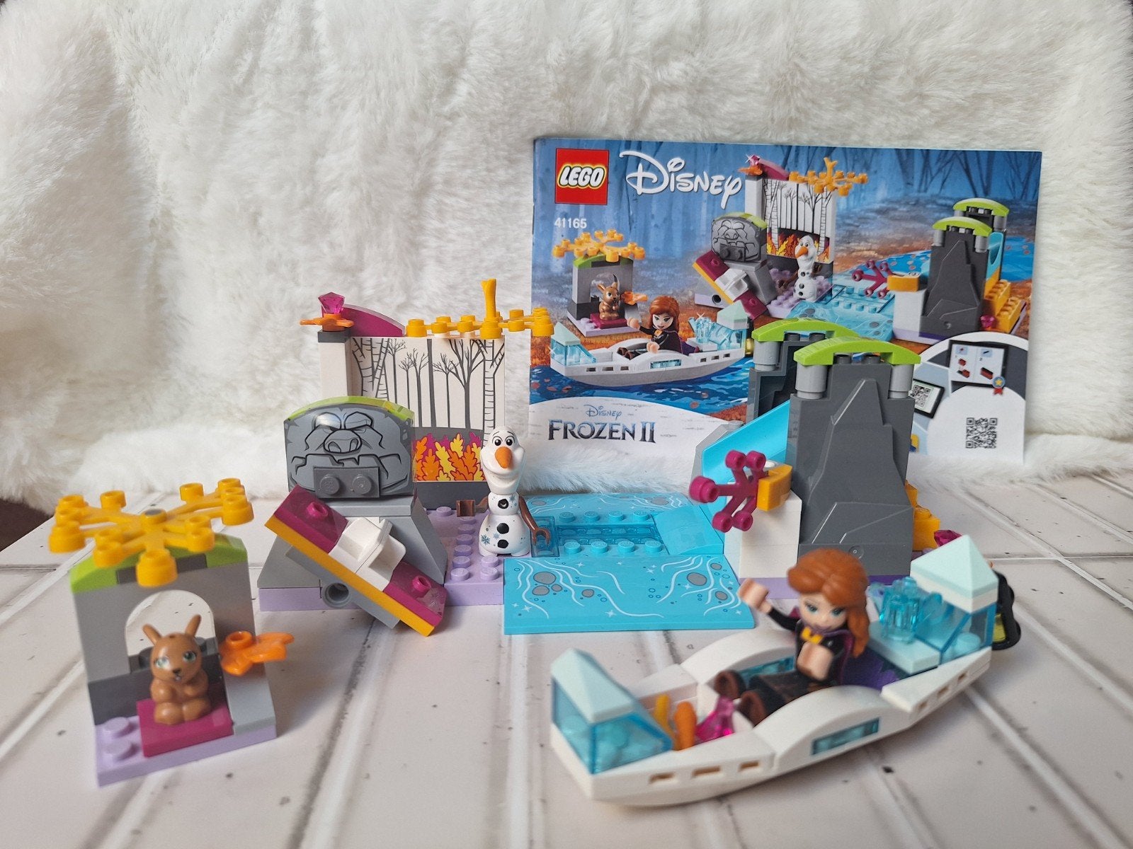 Lego Disney prinses Anna kano expeditie 41165, Lego, Ophalen of Verzenden, Zo goed als nieuw, Disney