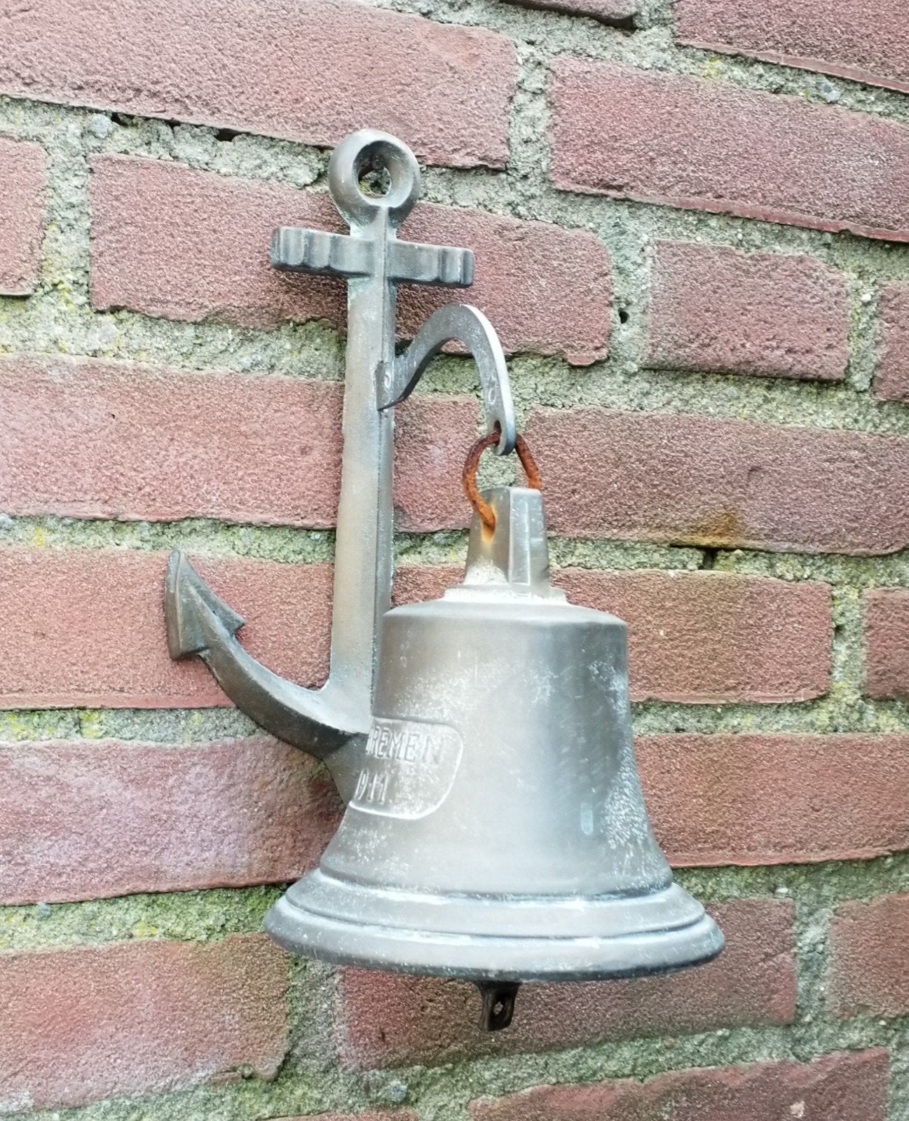 Antieke Koperen scheepsbel, Antiek en Kunst, Ophalen