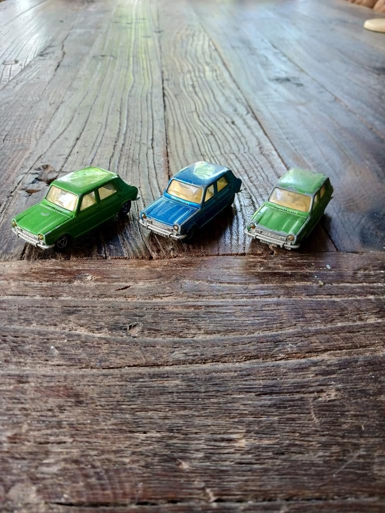 Simca 1100 TI modelauto's - Set van 3 (Majorette), Ophalen of Verzenden, Gebruikt, Auto, Majorette
