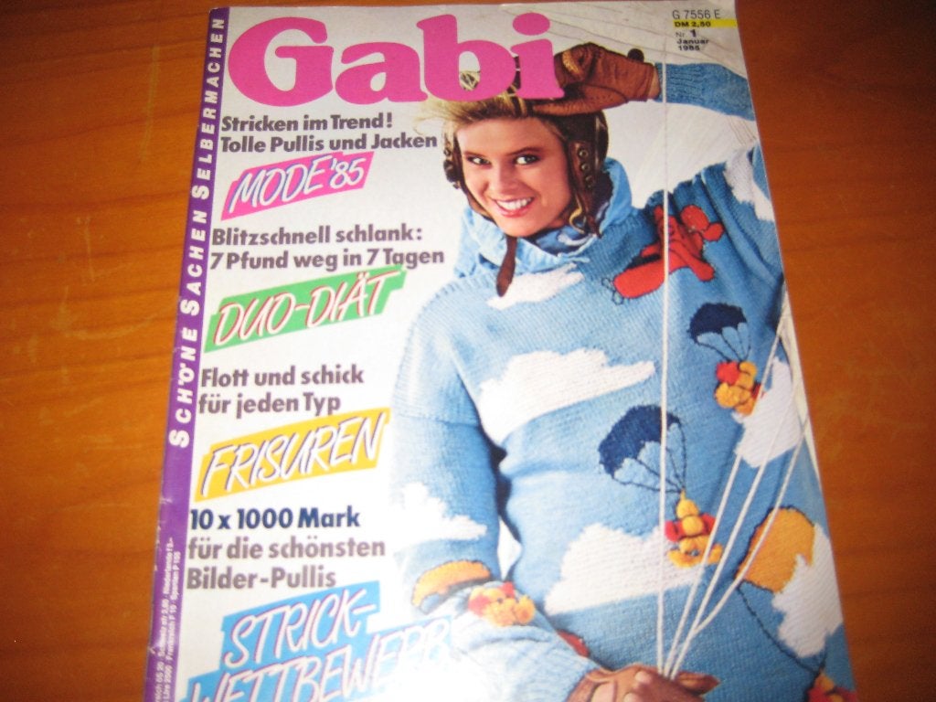 Gabi, 1/86: Strick-Wettbewerb, Ophalen of Verzenden, Zo goed als nieuw, Overige onderwerpen