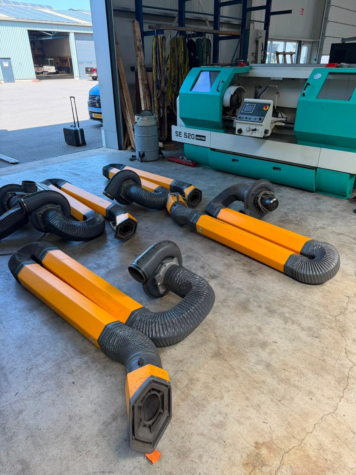 Plymovent ultraflex lasdampafzuiging, afzuigventilator., Doe-het-zelf en Verbouw, Ophalen, Dimatech, Zo goed als nieuw, Ultraflex