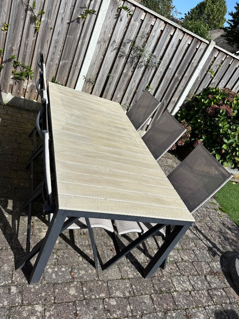 Tuin set, Tuin en Terras, Ophalen, Kunststof, Gebruikt, 6 zitplaatsen