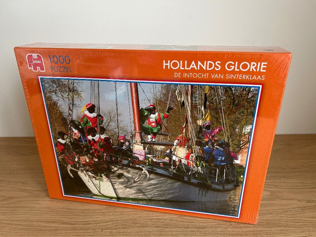 NIEUW | 1000 Pcs Puzzel De Intocht van Sinterklaas Vintage, Hobby en Vrije tijd, Ophalen of Verzenden, 500 t/m 1500 stukjes, Nieuw