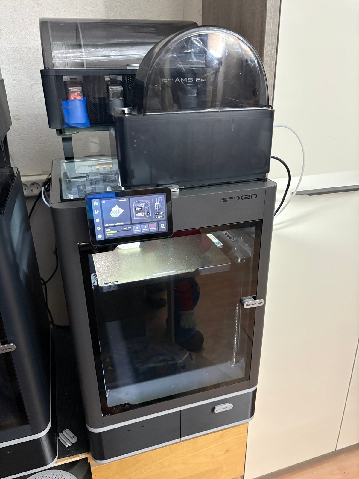Bambu Lab X2D met AMS HT en diverse upgrades, Computers en Software, 3D Printers, Ophalen, Ingebouwde Wi-Fi, Zo goed als nieuw