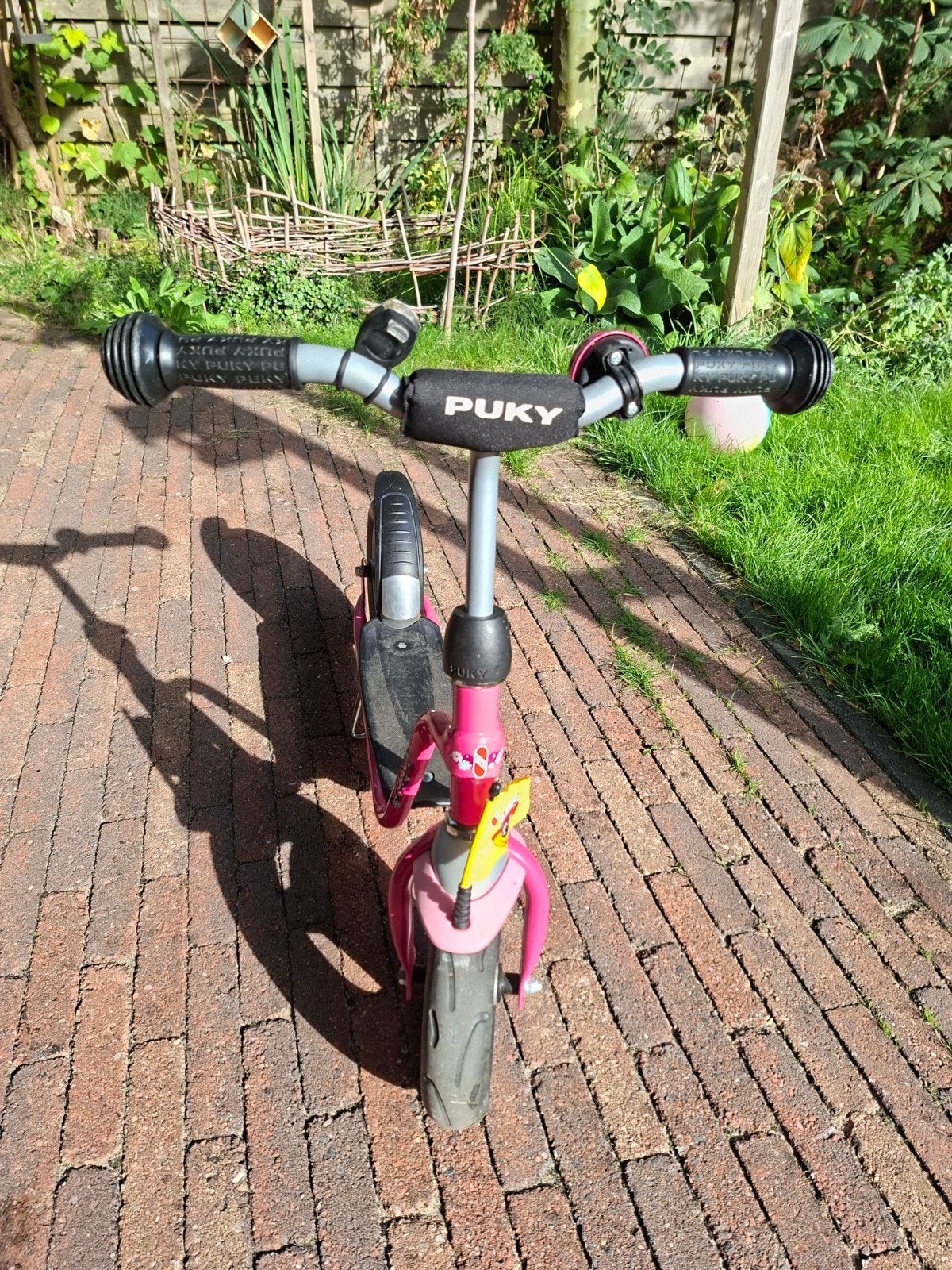 Puky step roze met vlaggetje, Fietsen en Brommers, Ophalen, Gebruikt, Gewone step, Puky
