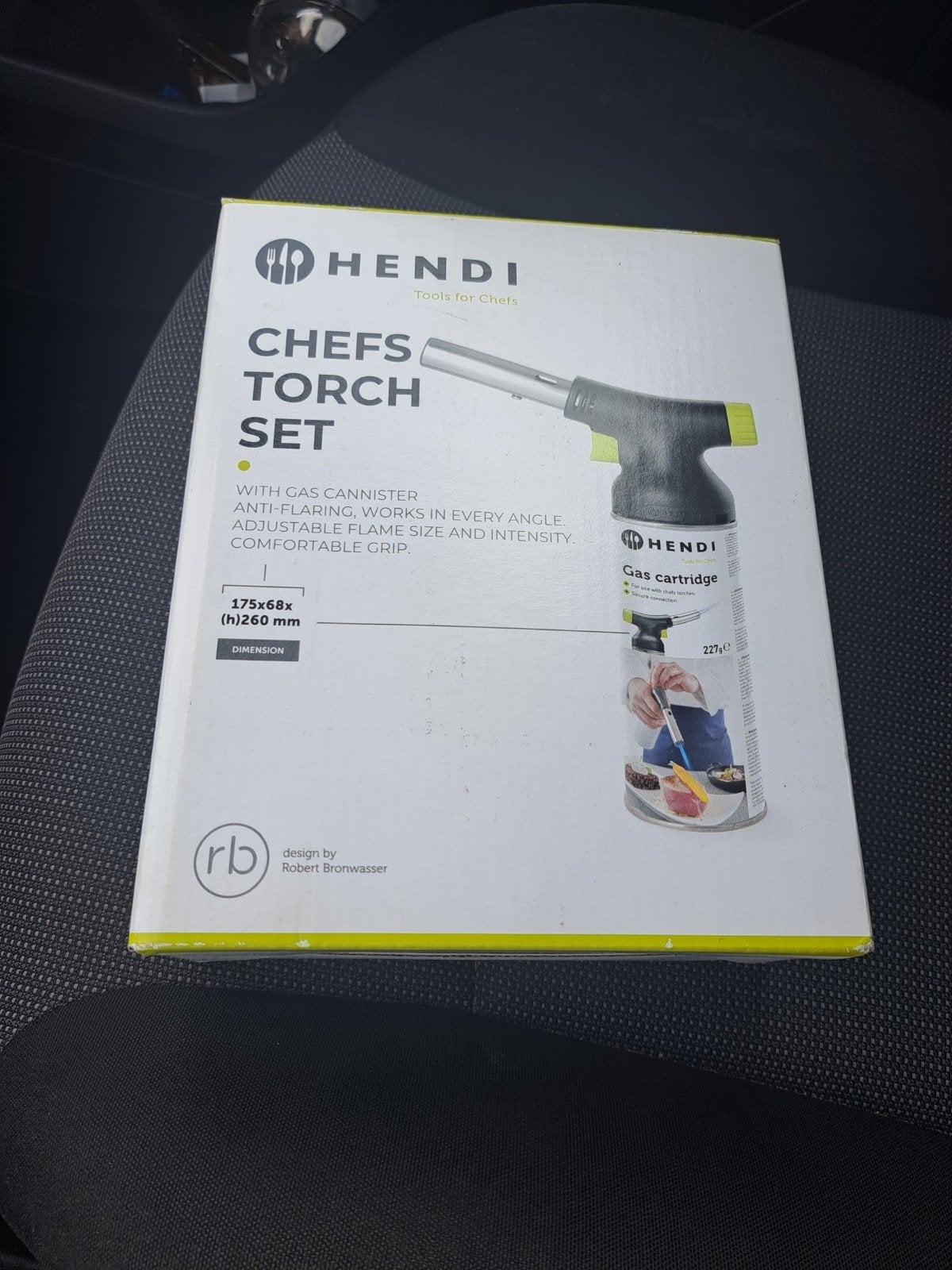 Hendi Chefs Torch Set - Nieuw in doos, Ophalen, Overige typen, Hendi, Metaal