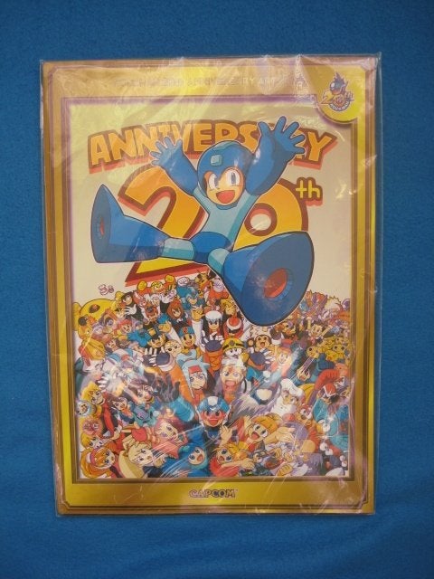 Mega Man / Megaman 20th anniversary art files boek, Spelcomputers en Games, Games | Nintendo NES, 1 speler, Nieuw, Ophalen of Verzenden