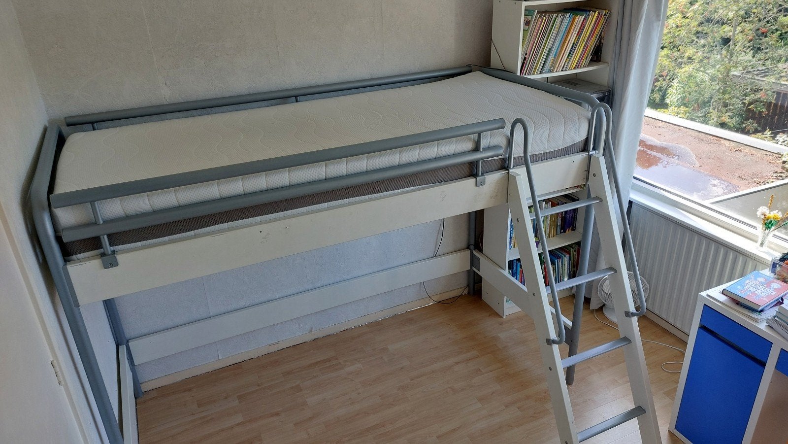 Hasena Hoogslaper - zonder matras, Gebruikt, Eenpersoons, Minder dan 160 cm, Ophalen of Verzenden